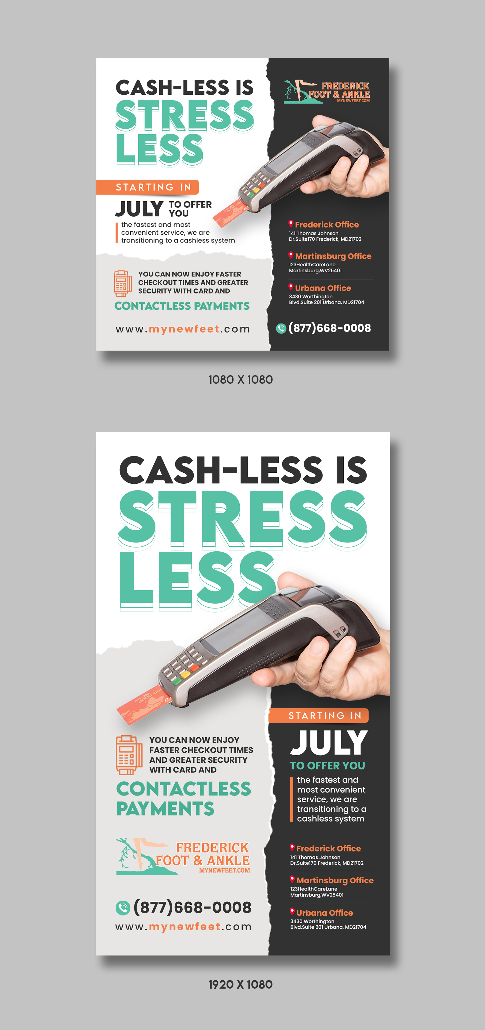 Flyer Design by debdesign for Frederick Foot & Ankle | Design #32628546