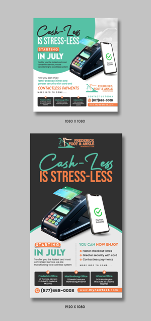 Flyer Design by debdesign for Frederick Foot & Ankle | Design: #32629023