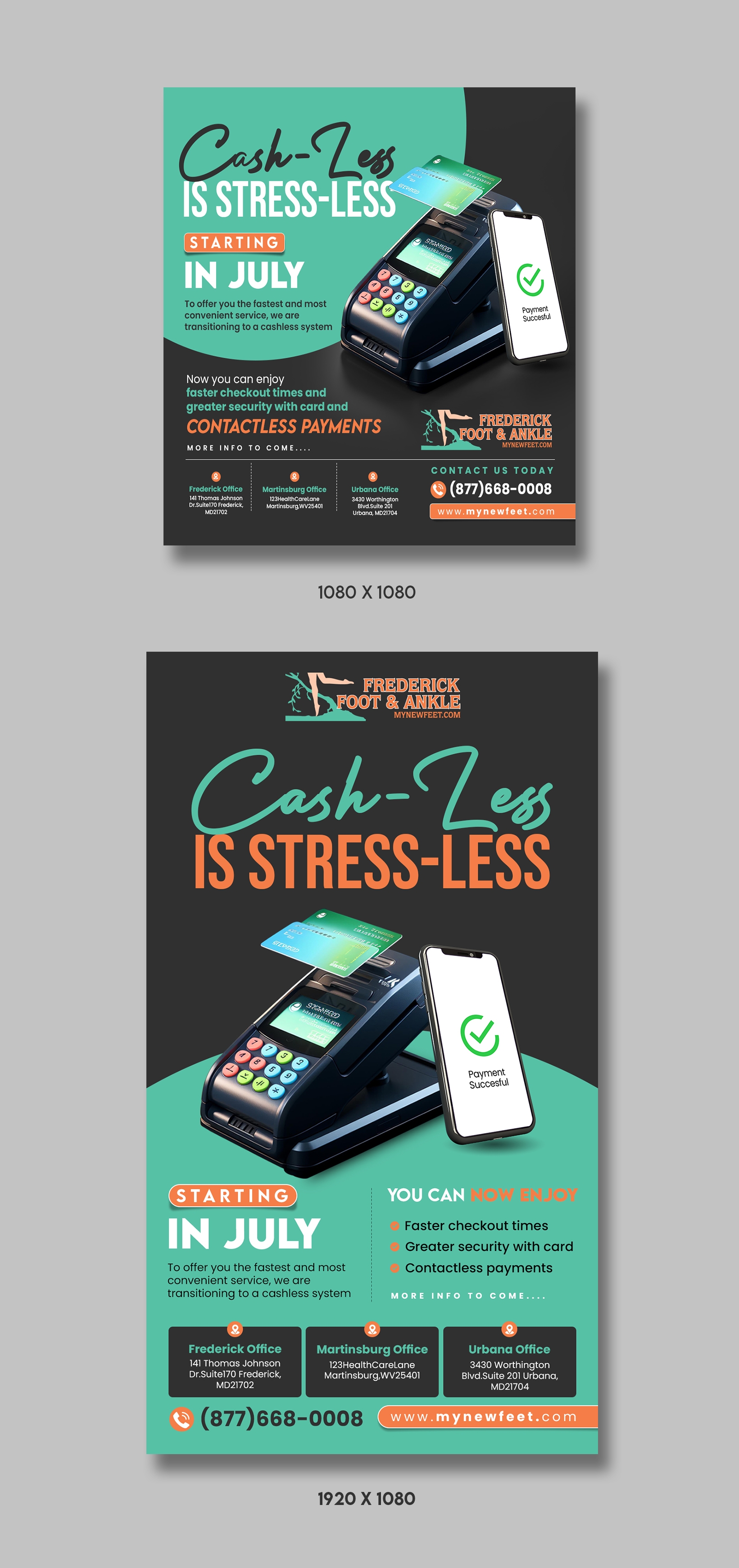 Flyer Design by debdesign for Frederick Foot & Ankle | Design #32629024