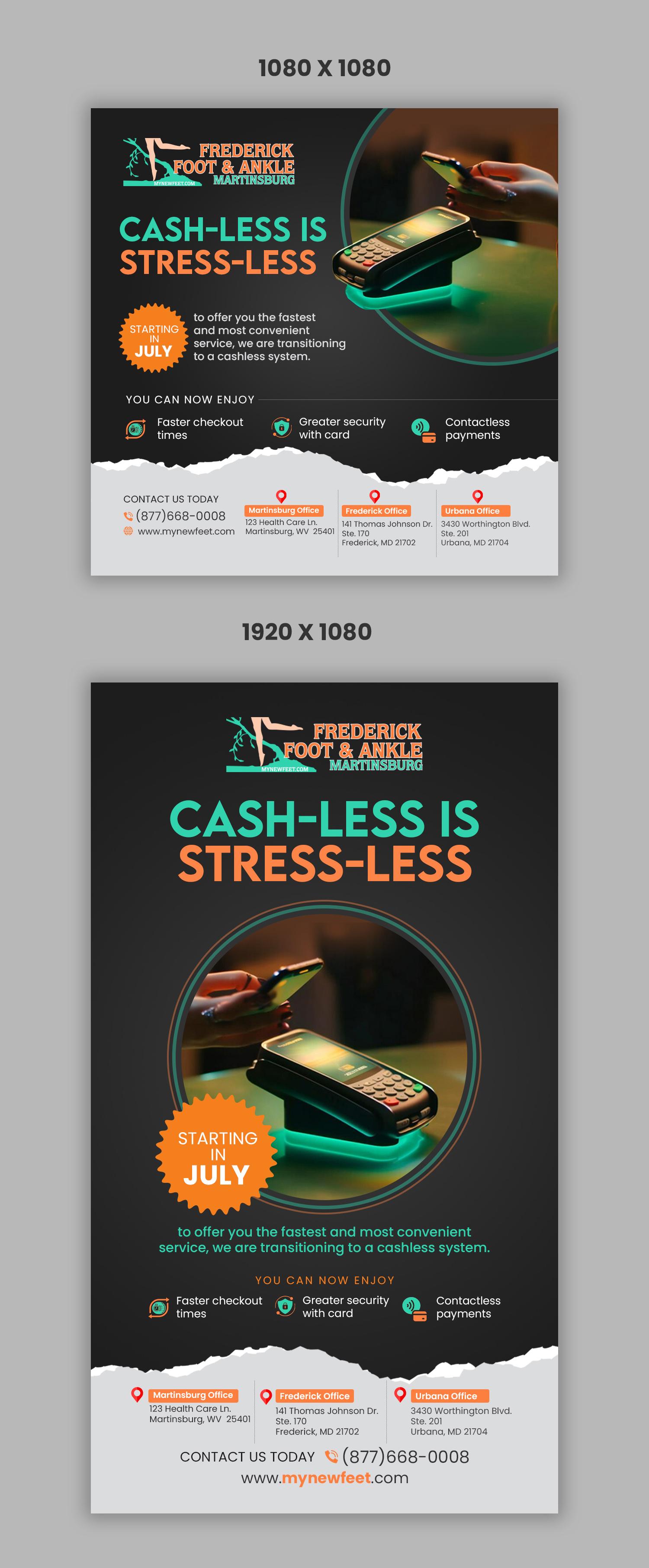 Flyer Design by debdesign for Frederick Foot & Ankle | Design #32629055