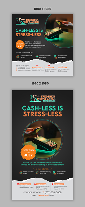 Flyer Design by debdesign for Frederick Foot & Ankle | Design: #32629055