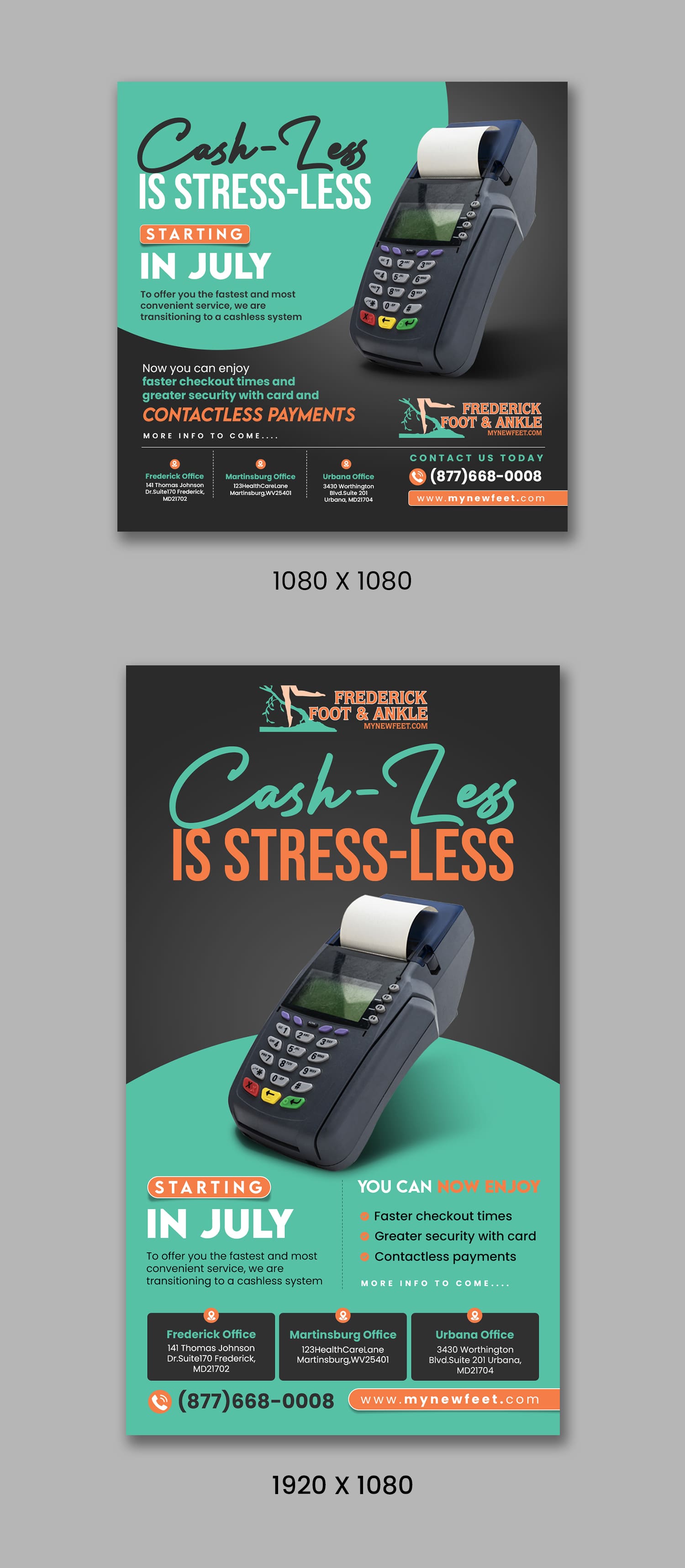 Flyer Design by debdesign for Frederick Foot & Ankle | Design: #32767036