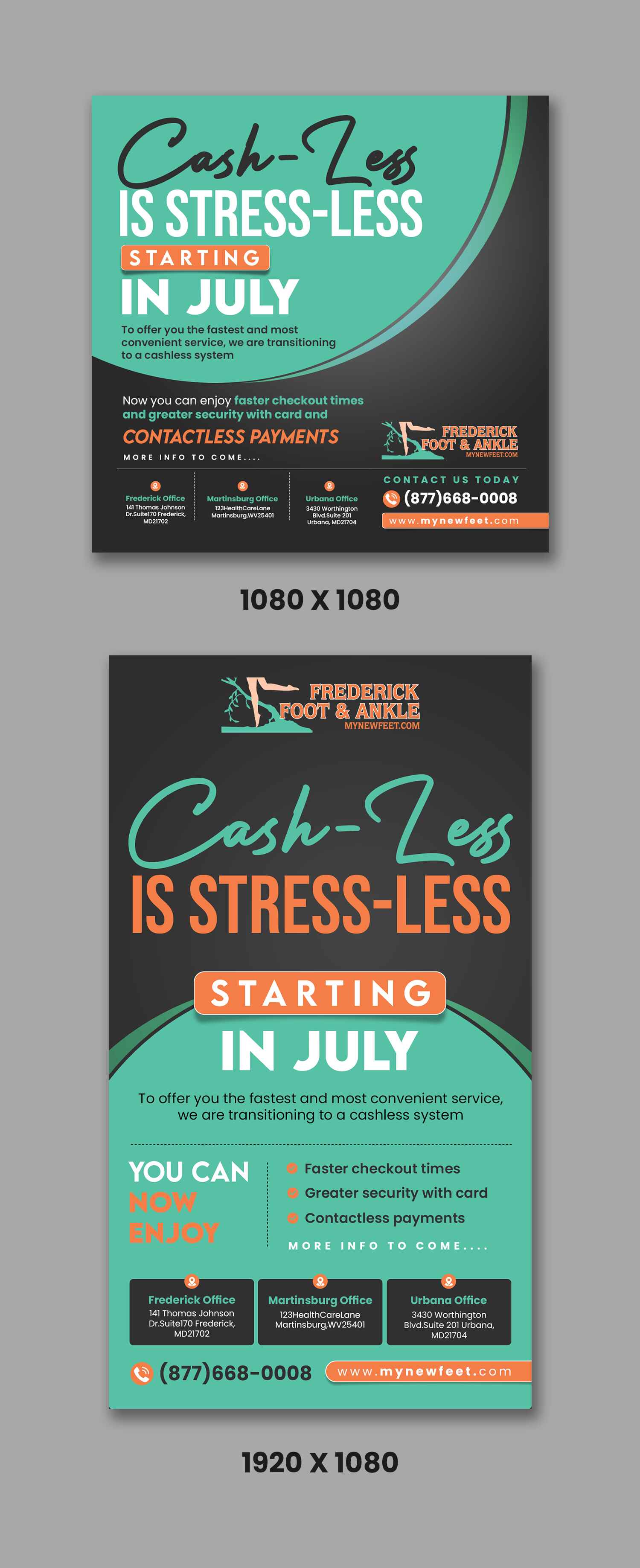 Flyer Design by debdesign for Frederick Foot & Ankle | Design #32773246