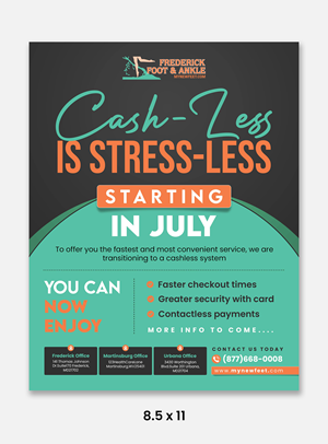 Flyer Design by debdesign for Frederick Foot & Ankle | Design: #32798783