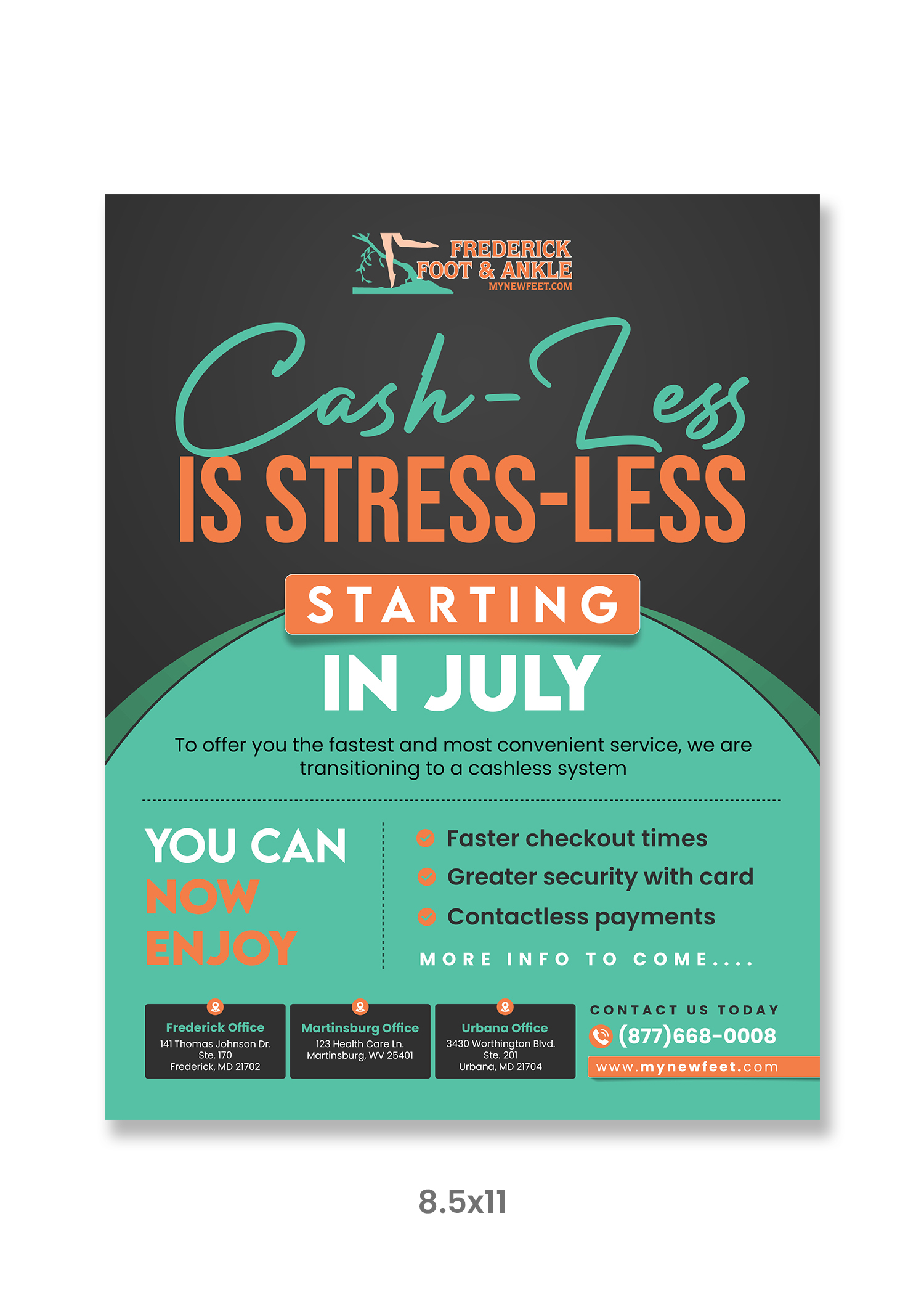 Flyer Design by debdesign for Frederick Foot & Ankle | Design #32804496