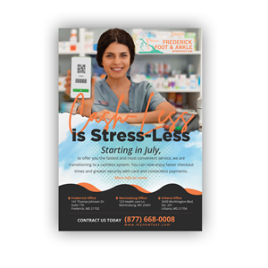 Design de Flyer par pipra pour Frederick Foot & Ankle | Design : #32629858