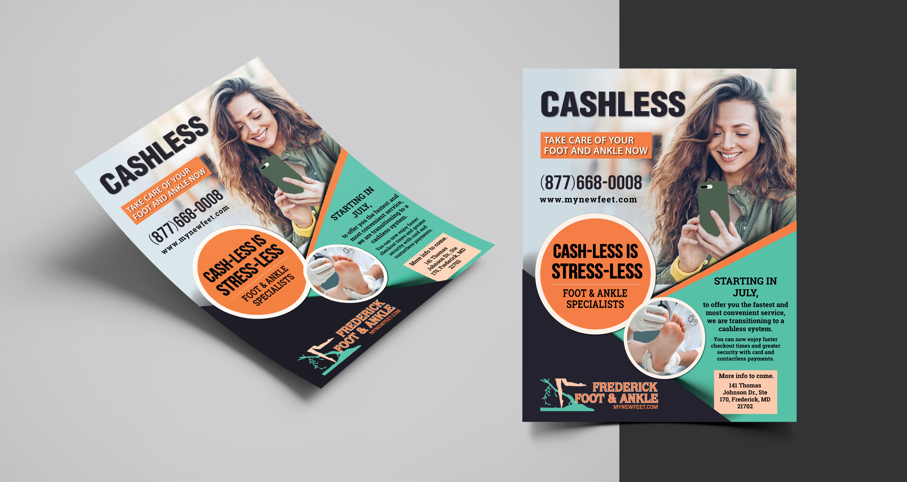 Diseño de Flyer por meet007 para Frederick Foot & Ankle | Diseño #32629192