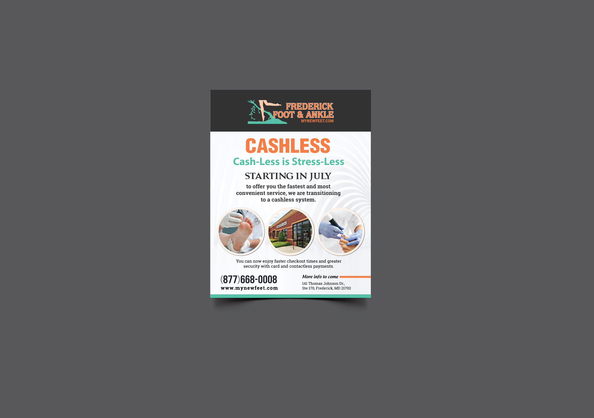 Flyer Design by meet007 for Frederick Foot & Ankle | Design #32637701