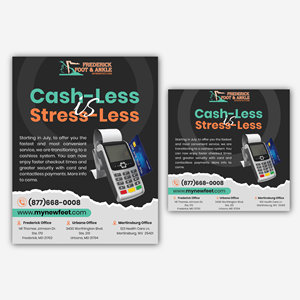 Design de Flyer par Bidita Saha pour Frederick Foot & Ankle | Design : #32632563