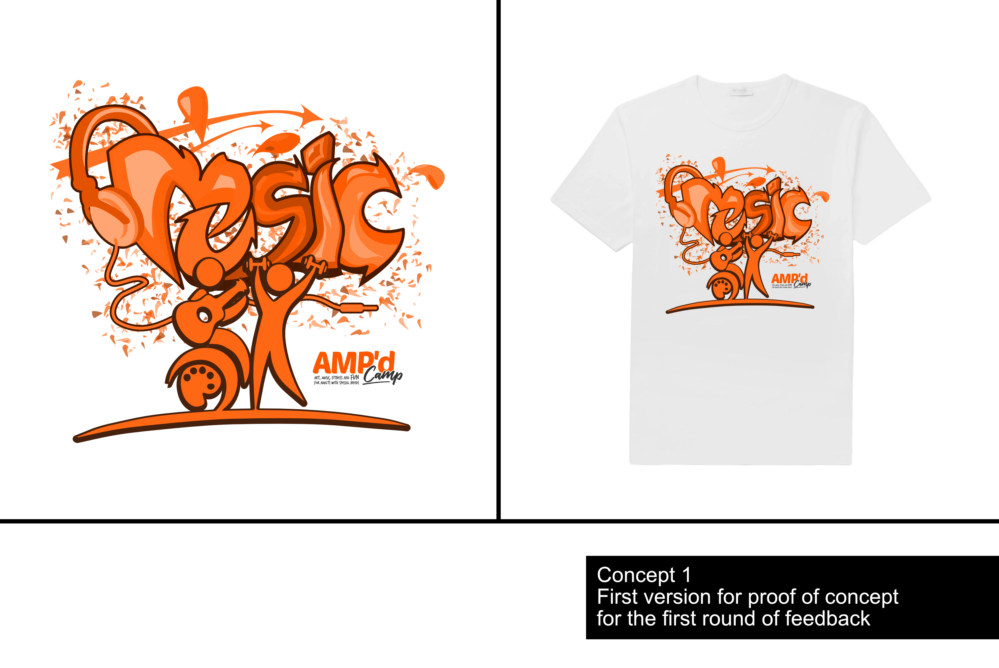 T-shirt Design by AnninWonderland for Powered to Move | Design #32657567