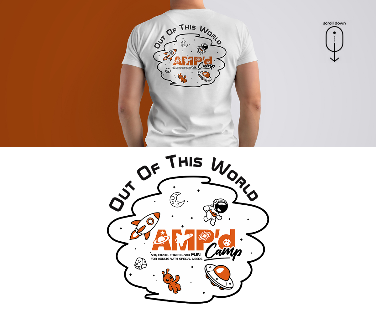 T-shirt Design by Zonda Studio for Powered to Move | Design #32649391