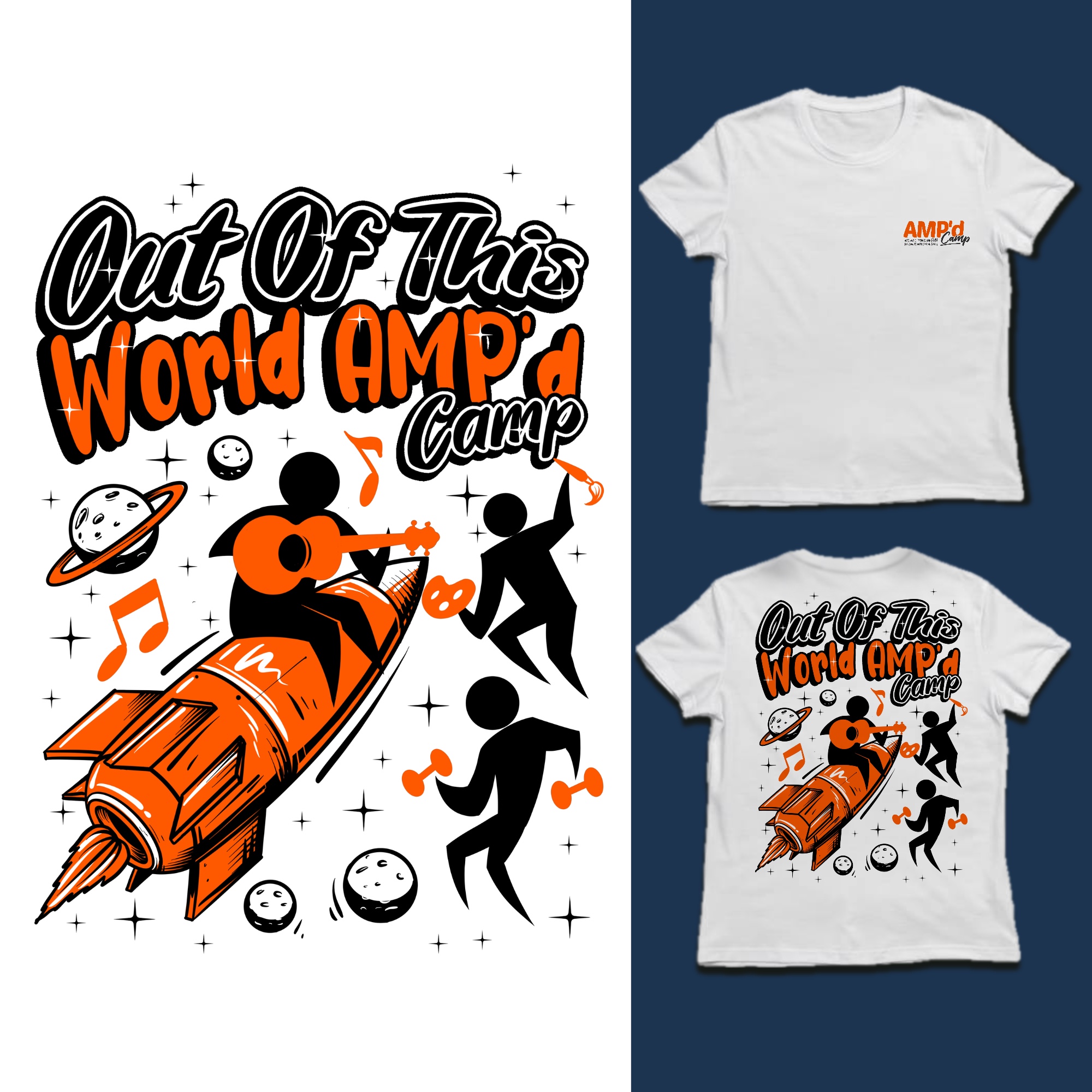 T-shirt Design by Falih A for Powered to Move | Design #32667919