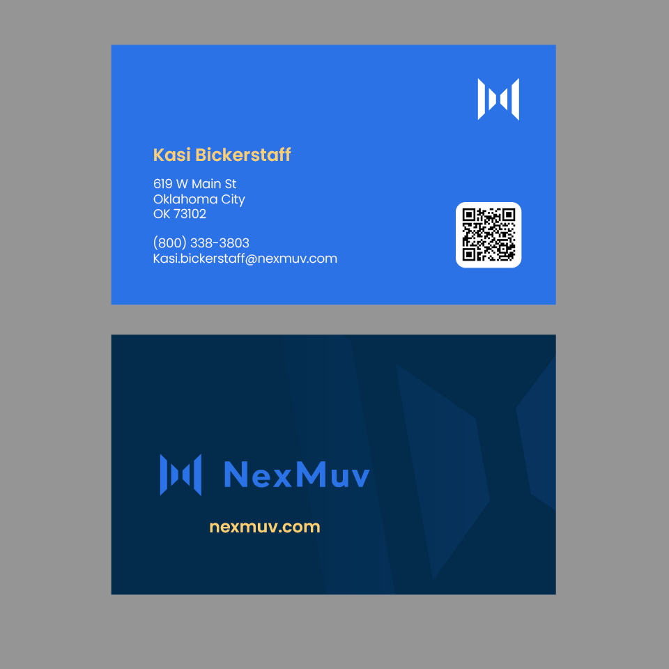 Business Card Design by Andrés Sebastián for NexMuv | Design #32641232