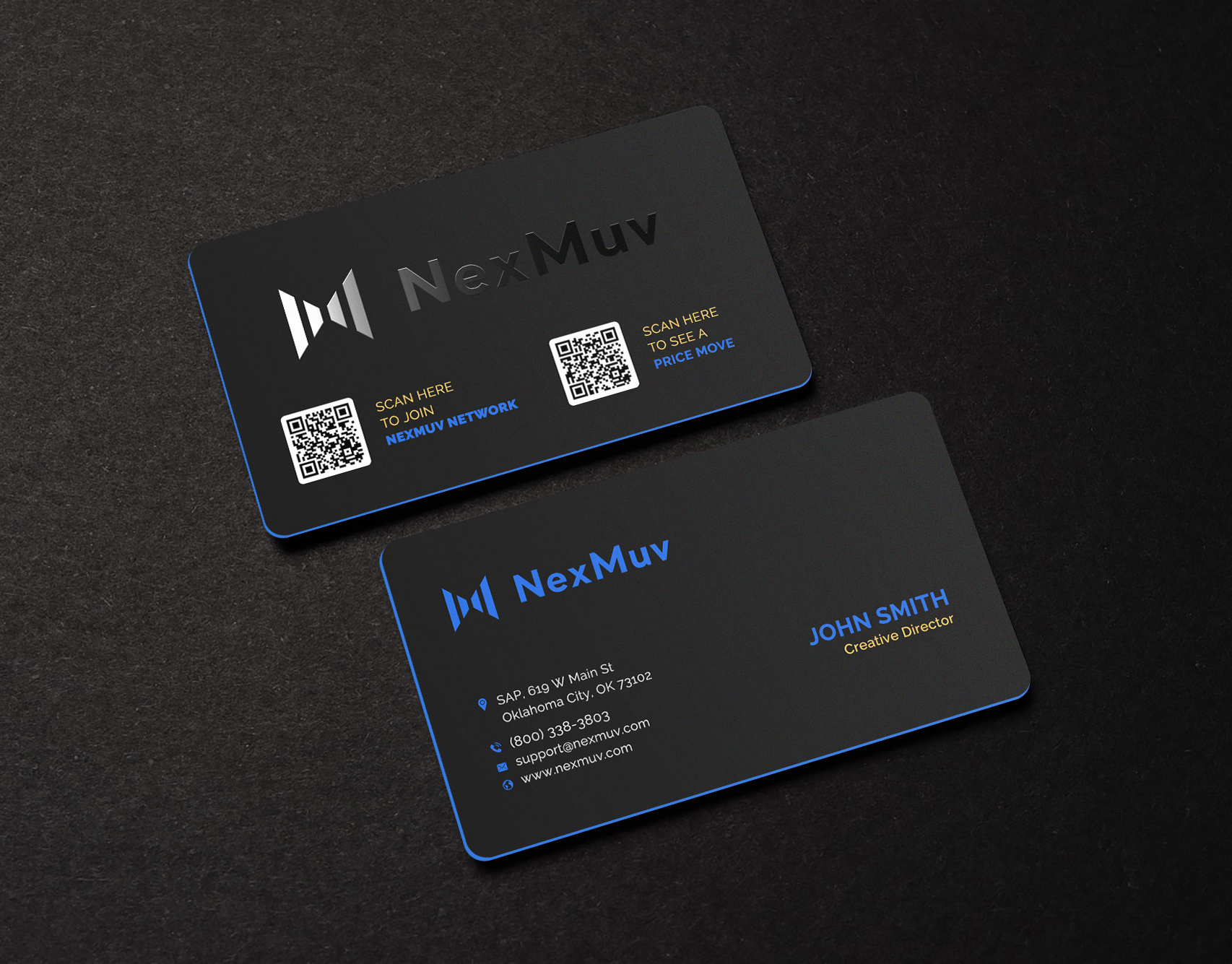 Business Card Design by Sun Moon Graphic Designer for NexMuv | Design #32631845