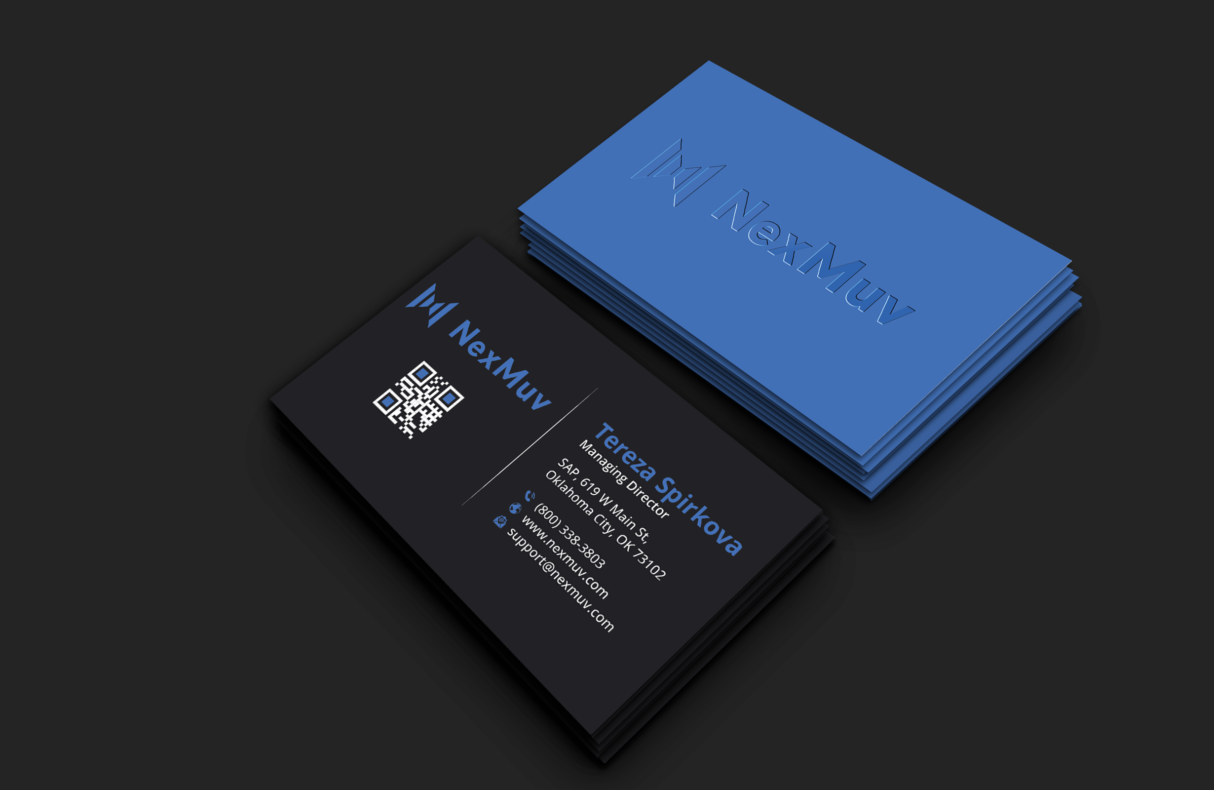 Visitenkarten-Design von DesignerShahadat für NexMuv | Design #32638289