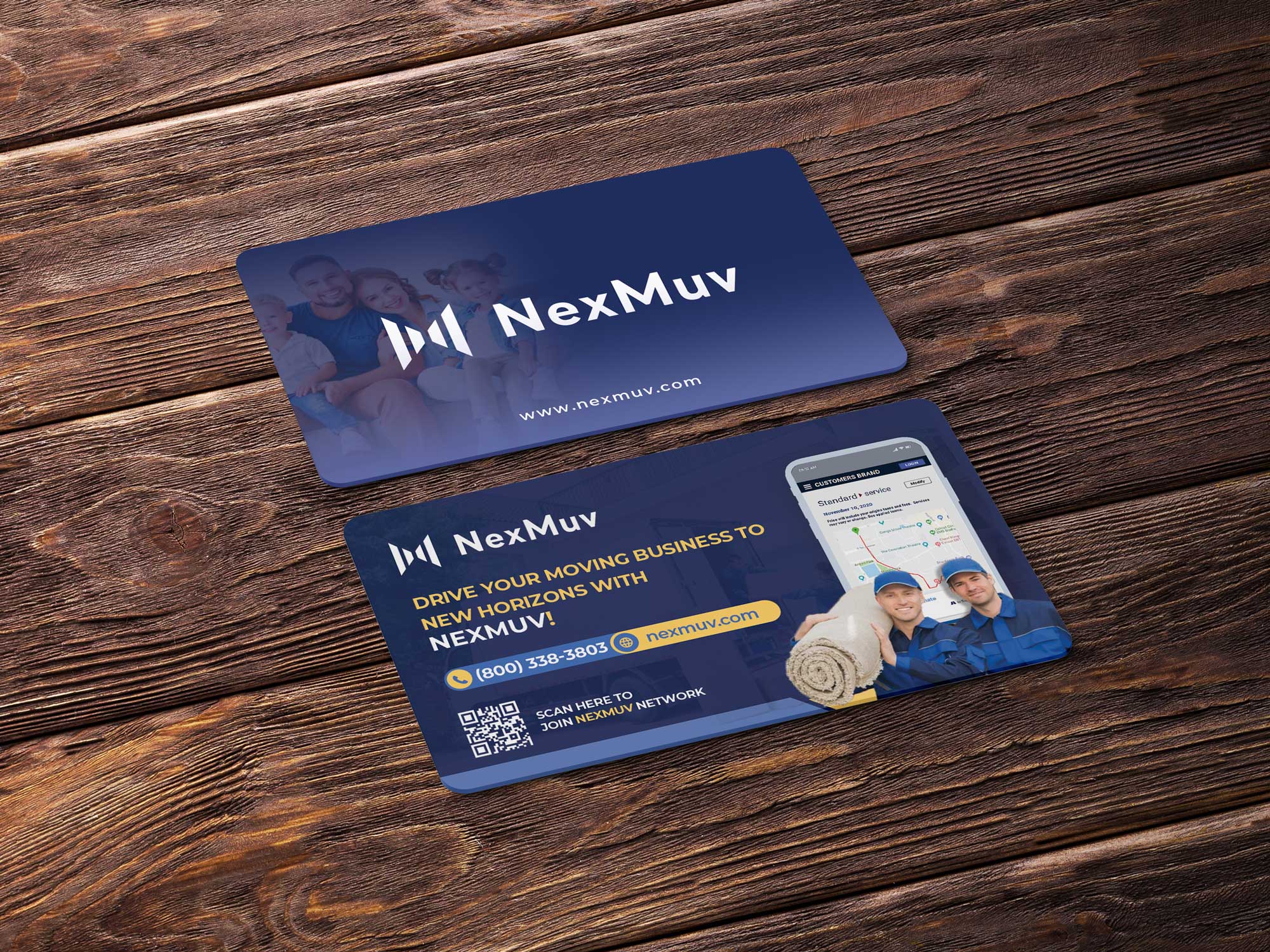 Visitenkarten-Design von Design_Duo für NexMuv | Design #32643722