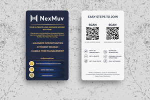 Visitenkarten-Design von LENTERA DESIGN 2 für NexMuv | Design: #32894636