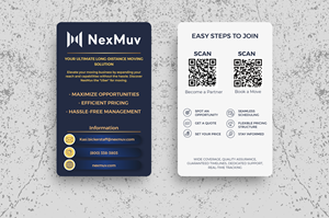 Visitenkarten-Design von LENTERA DESIGN 2 für NexMuv | Design: #32894637