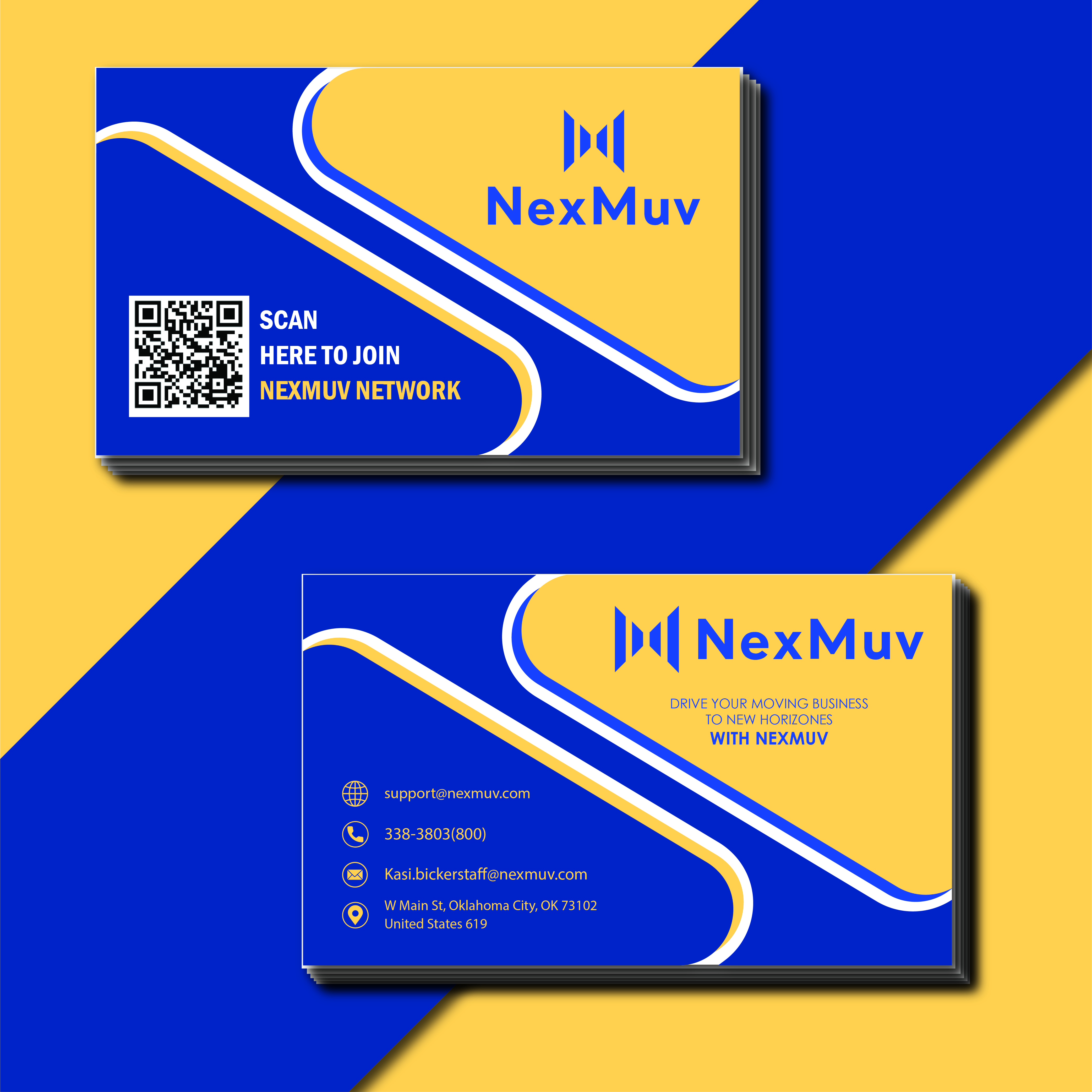 Visitenkarten-Design von GFXEXPERT474 für NexMuv | Design #32645031