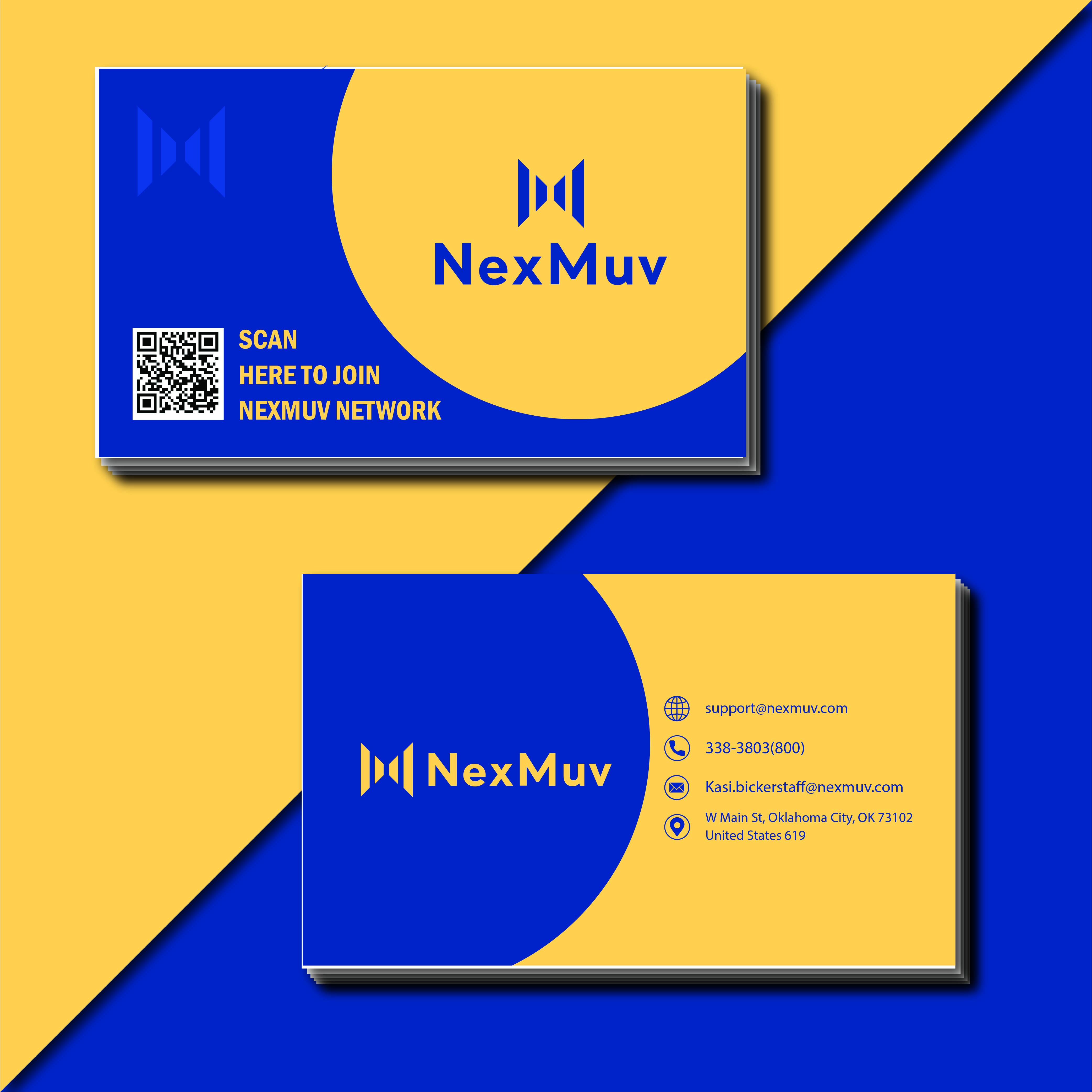 Visitenkarten-Design von GFXEXPERT474 für NexMuv | Design #32645527