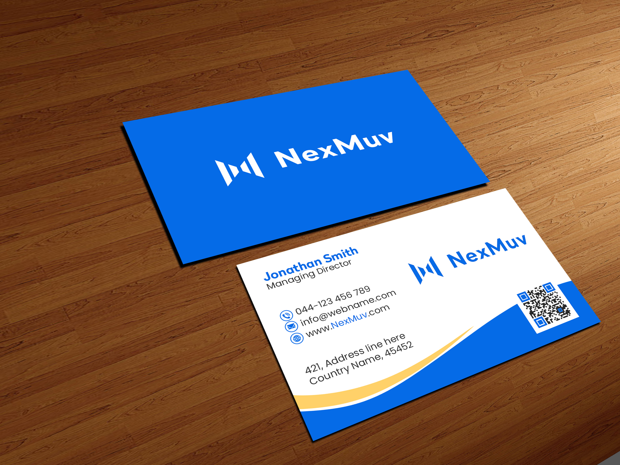Diseño de Tarjeta de Presentación por Creations Box 2015 para NexMuv | Diseño #32640831