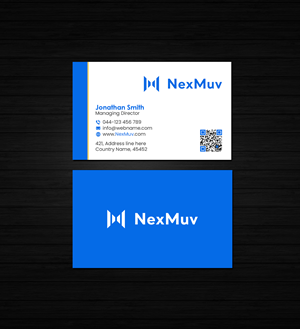 Visitenkarten-Design von Creations Box 2015 für NexMuv | Design: #32640833