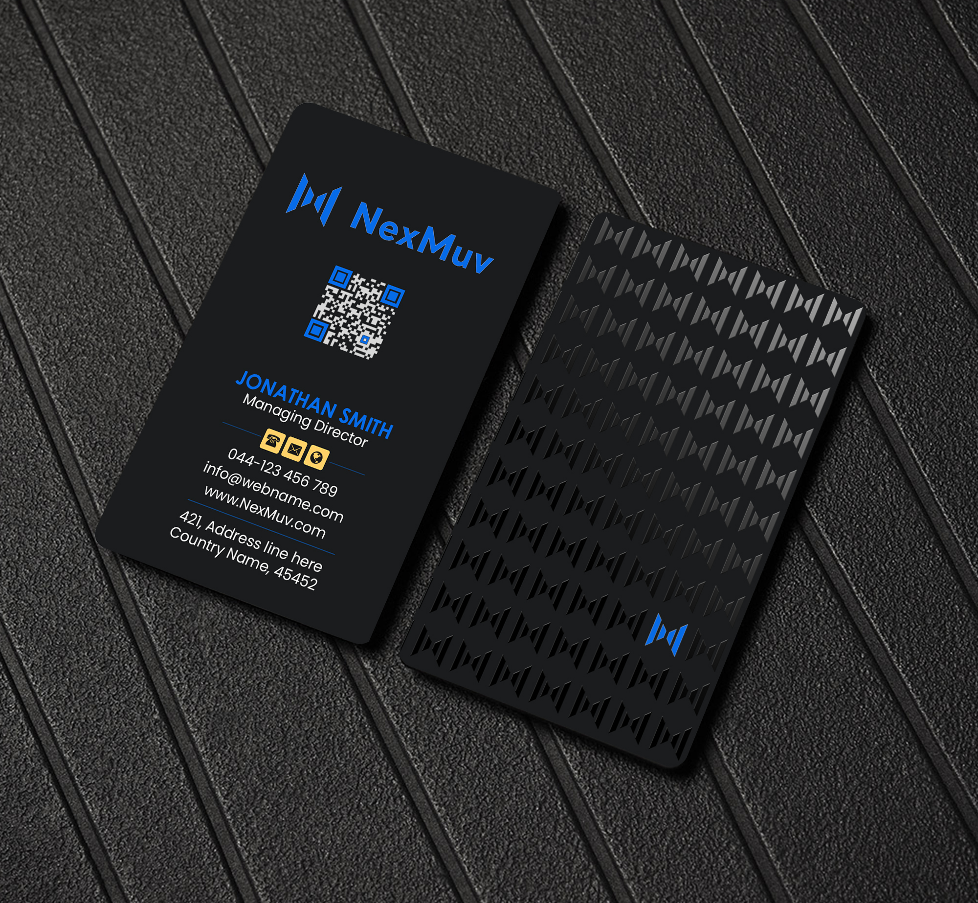 Diseño de Tarjeta de Presentación por Creations Box 2015 para NexMuv | Diseño #32640837