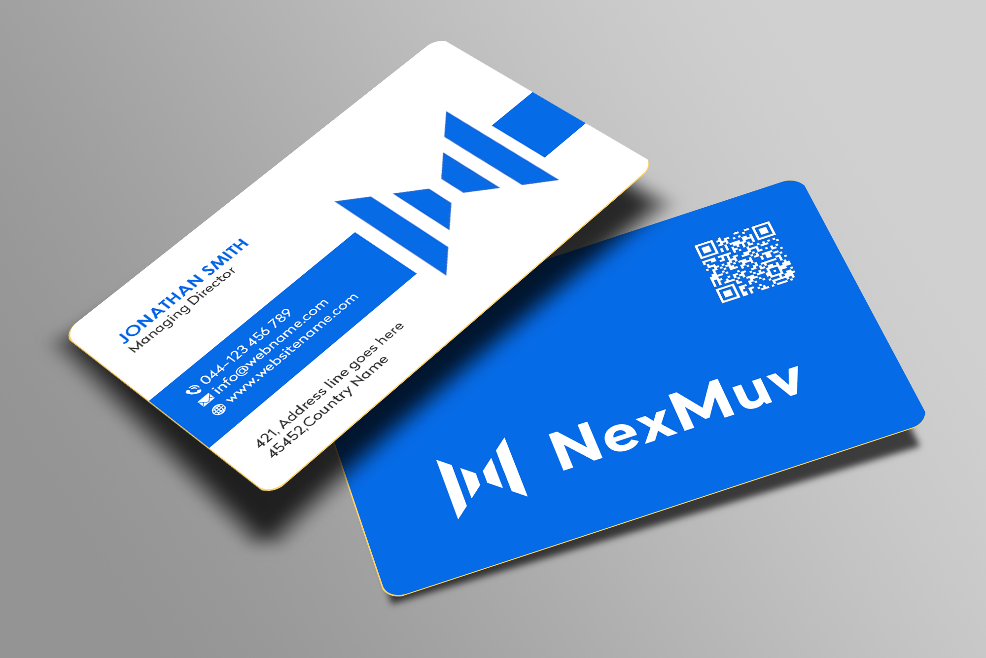 Diseño de Tarjeta de Presentación por Creations Box 2015 para NexMuv | Diseño #32640849