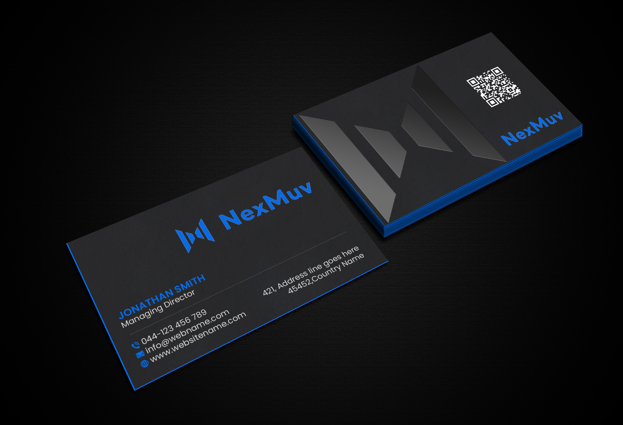 Visitenkarten-Design von Creations Box 2015 für NexMuv | Design #32640850