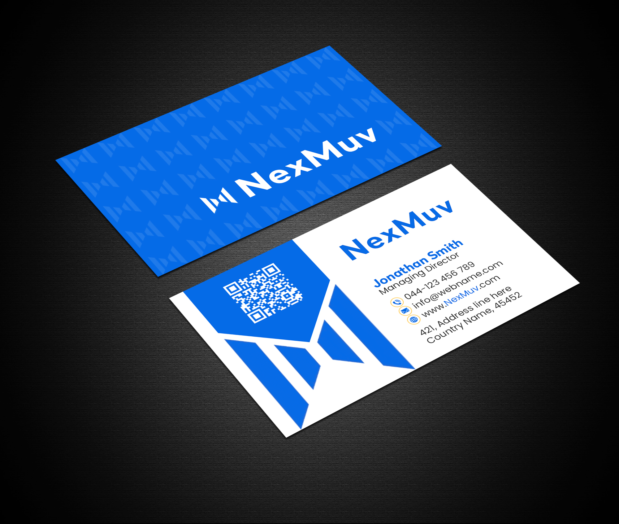 Diseño de Tarjeta de Presentación por Creations Box 2015 para NexMuv | Diseño #32640851