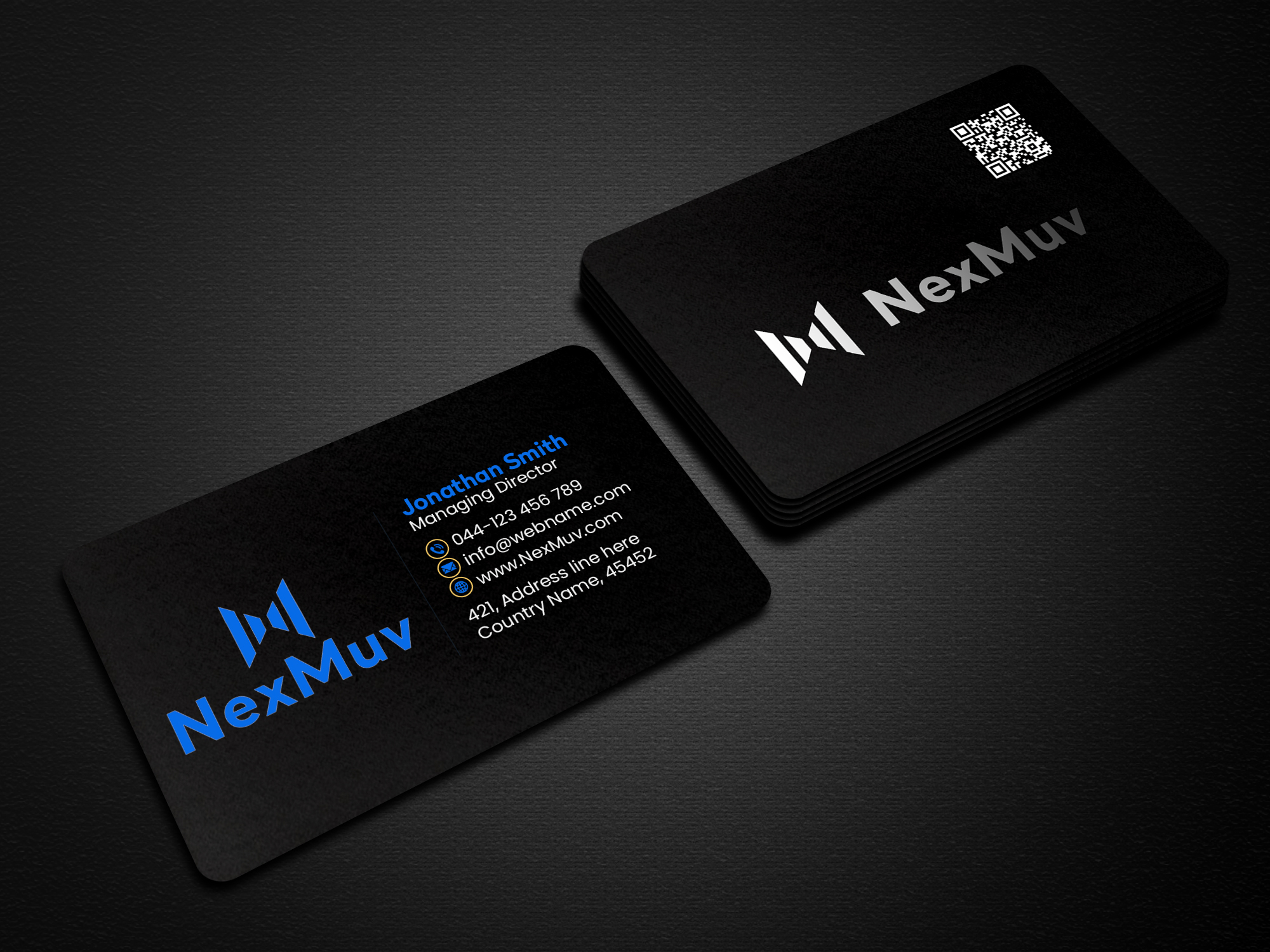 Diseño de Tarjeta de Presentación por Creations Box 2015 para NexMuv | Diseño #32640852