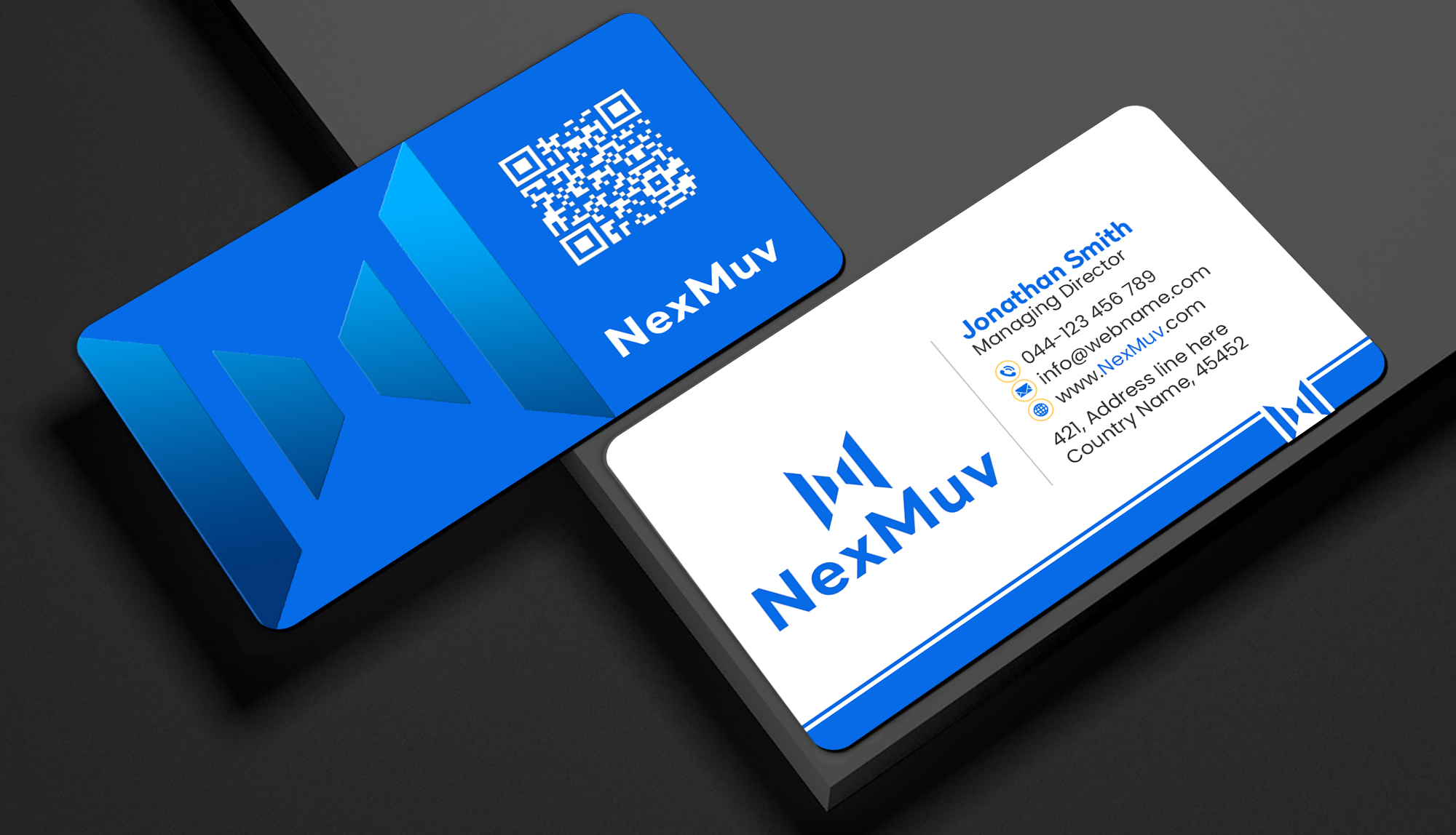 Diseño de Tarjeta de Presentación por Creations Box 2015 para NexMuv | Diseño #32640855