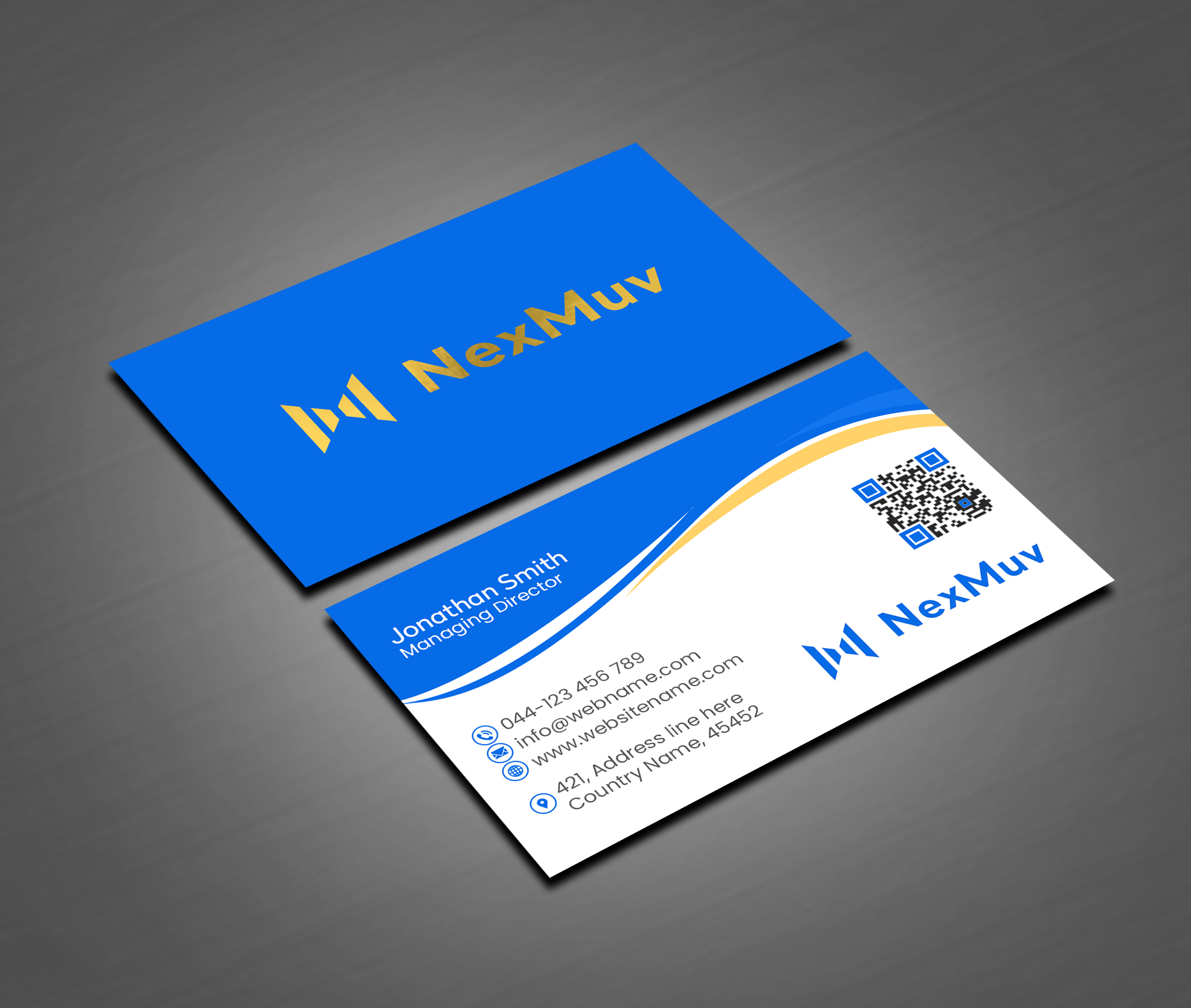 Diseño de Tarjeta de Presentación por Creations Box 2015 para NexMuv | Diseño #32640857