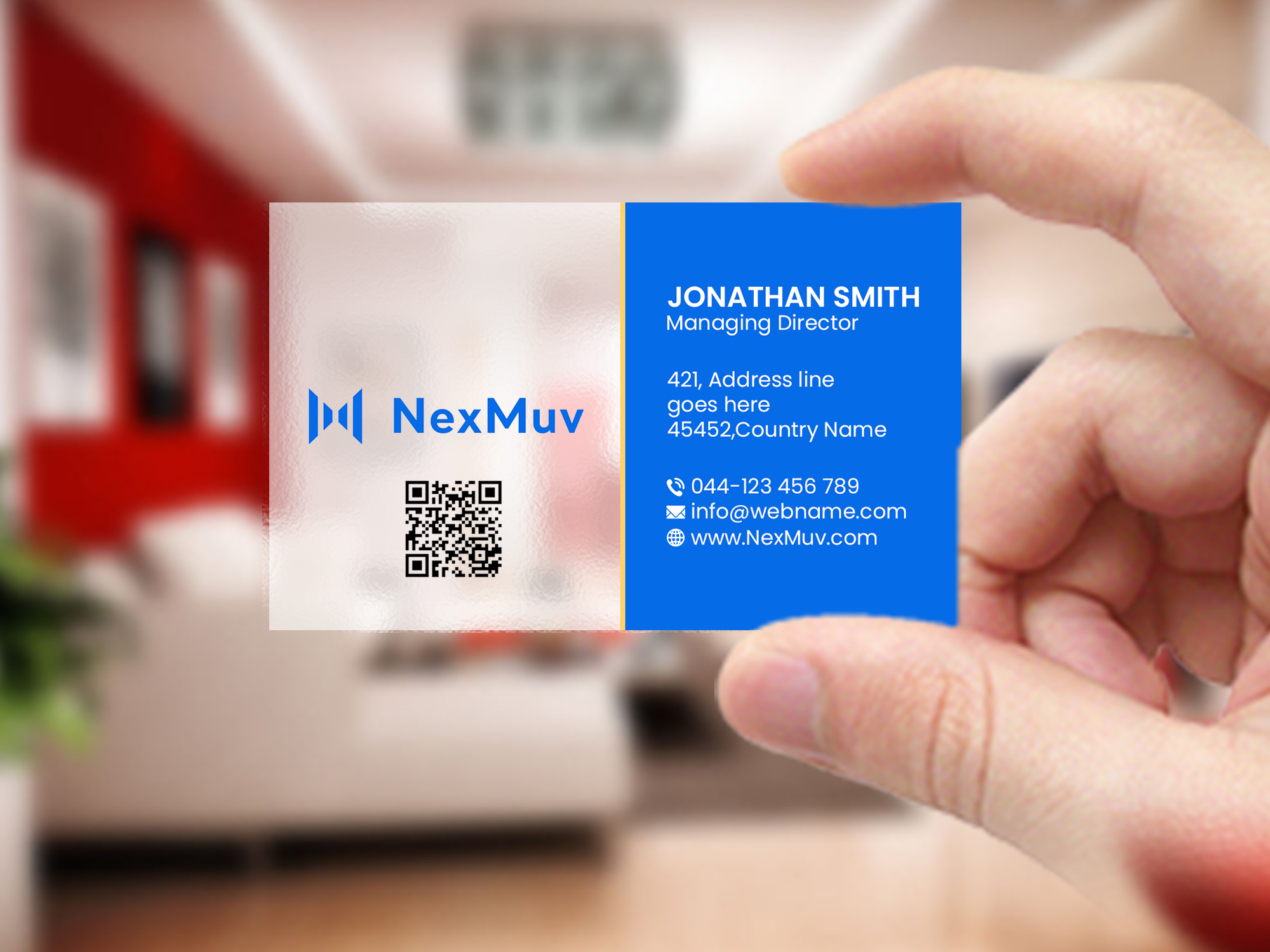 Diseño de Tarjeta de Presentación por Creations Box 2015 para NexMuv | Diseño #32640865