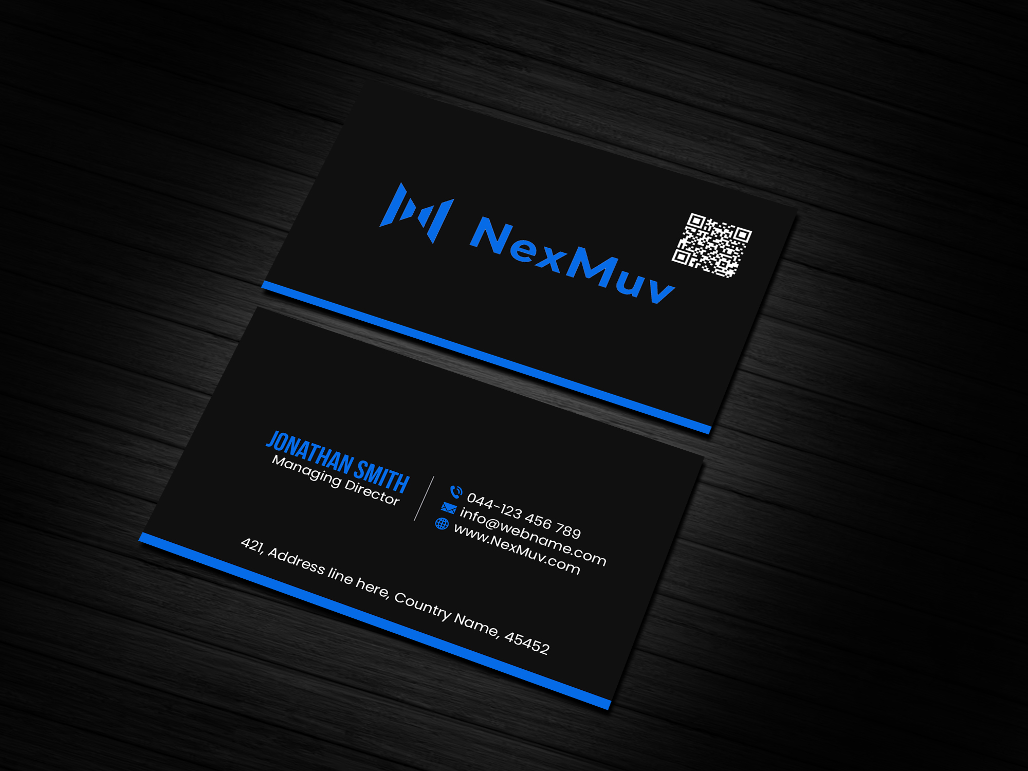 Design de Carte de Visite par Creations Box 2015 pour NexMuv | Design #32640869
