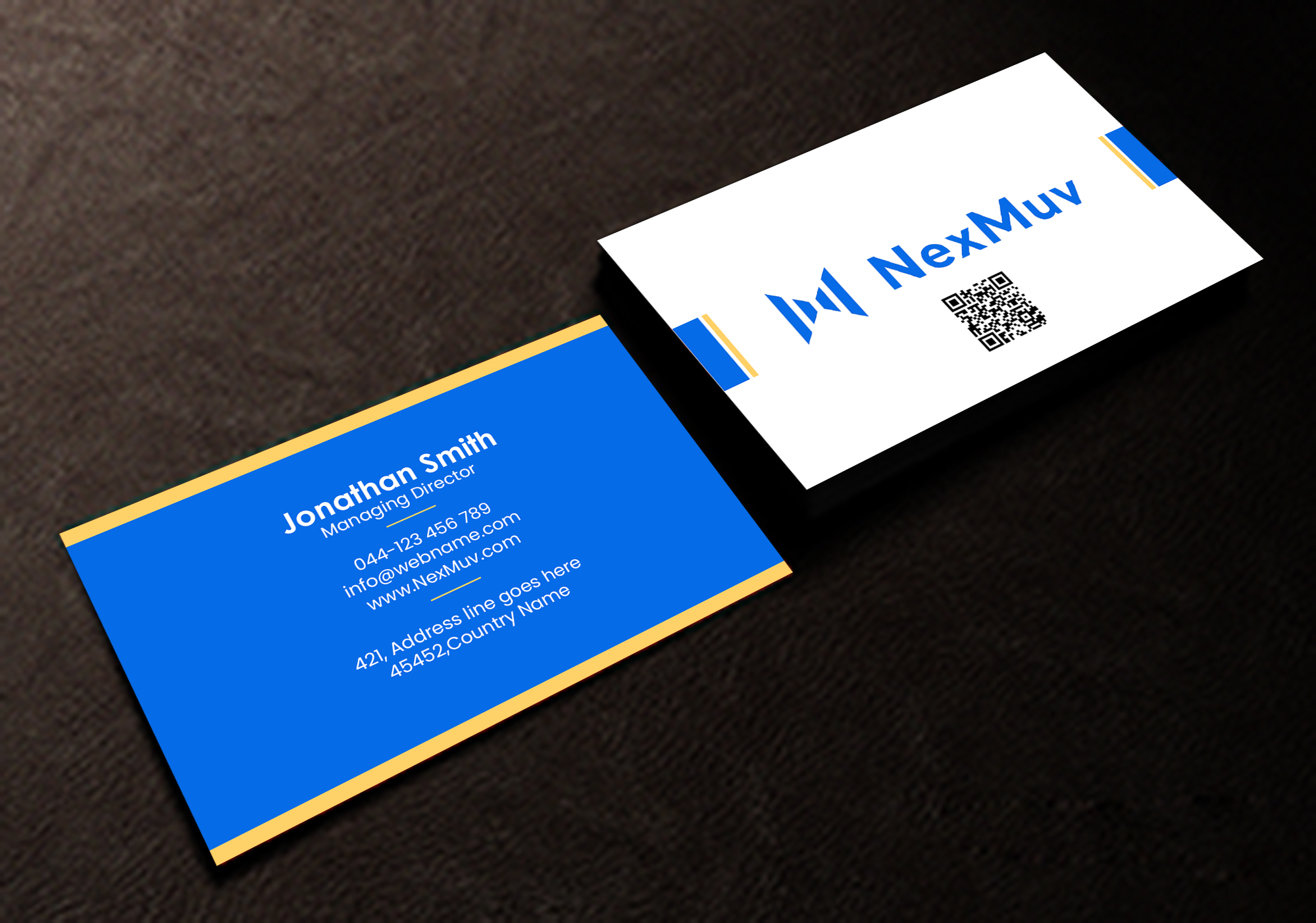 Diseño de Tarjeta de Presentación por Creations Box 2015 para NexMuv | Diseño #32640870