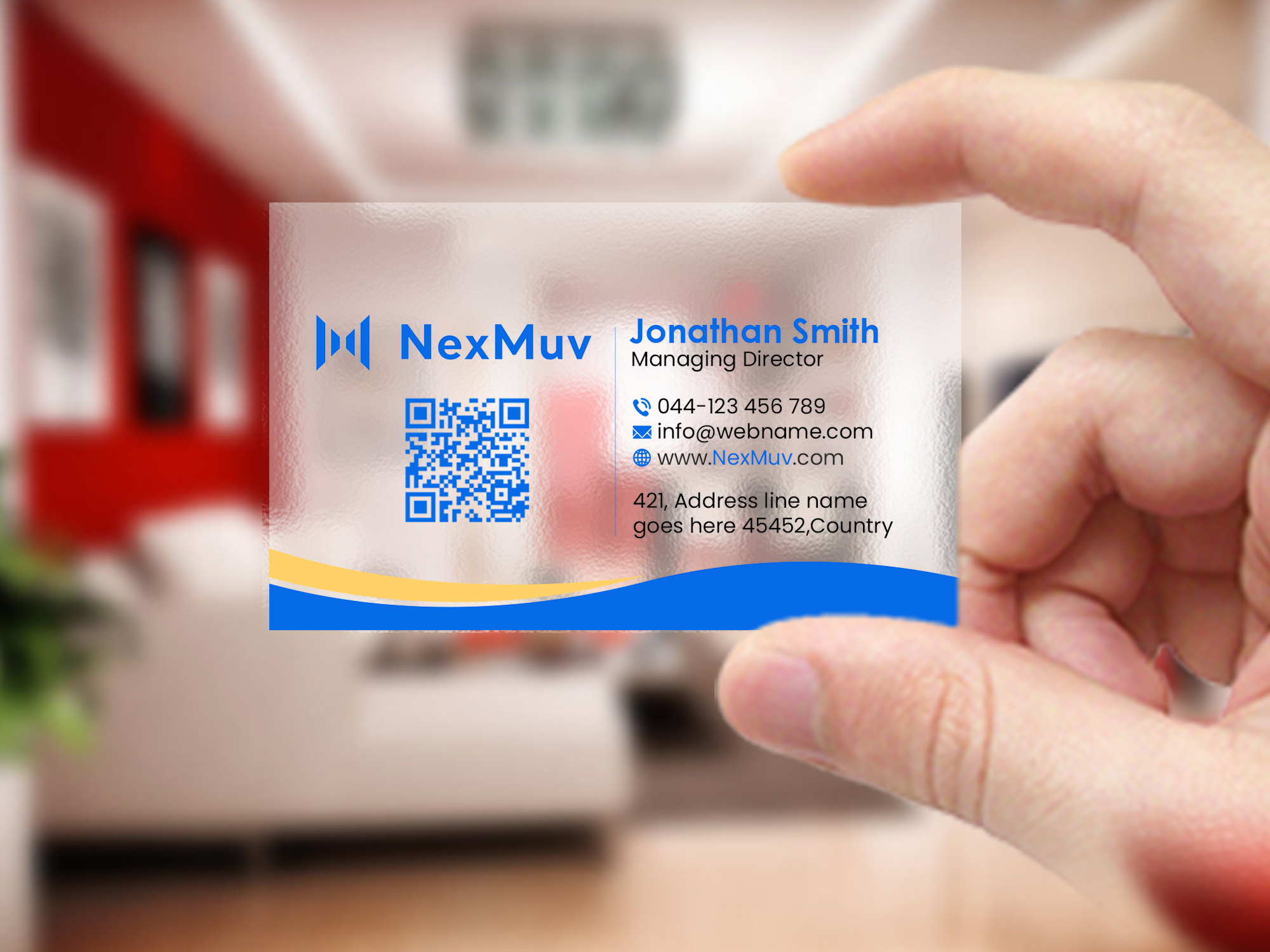Business Card Design by Creations Box 2015 for NexMuv | Design #32640891
