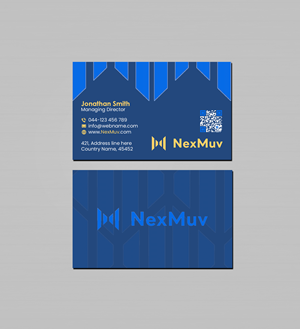 Business Card Design by Creations Box 2015 for NexMuv | Design #32650051
