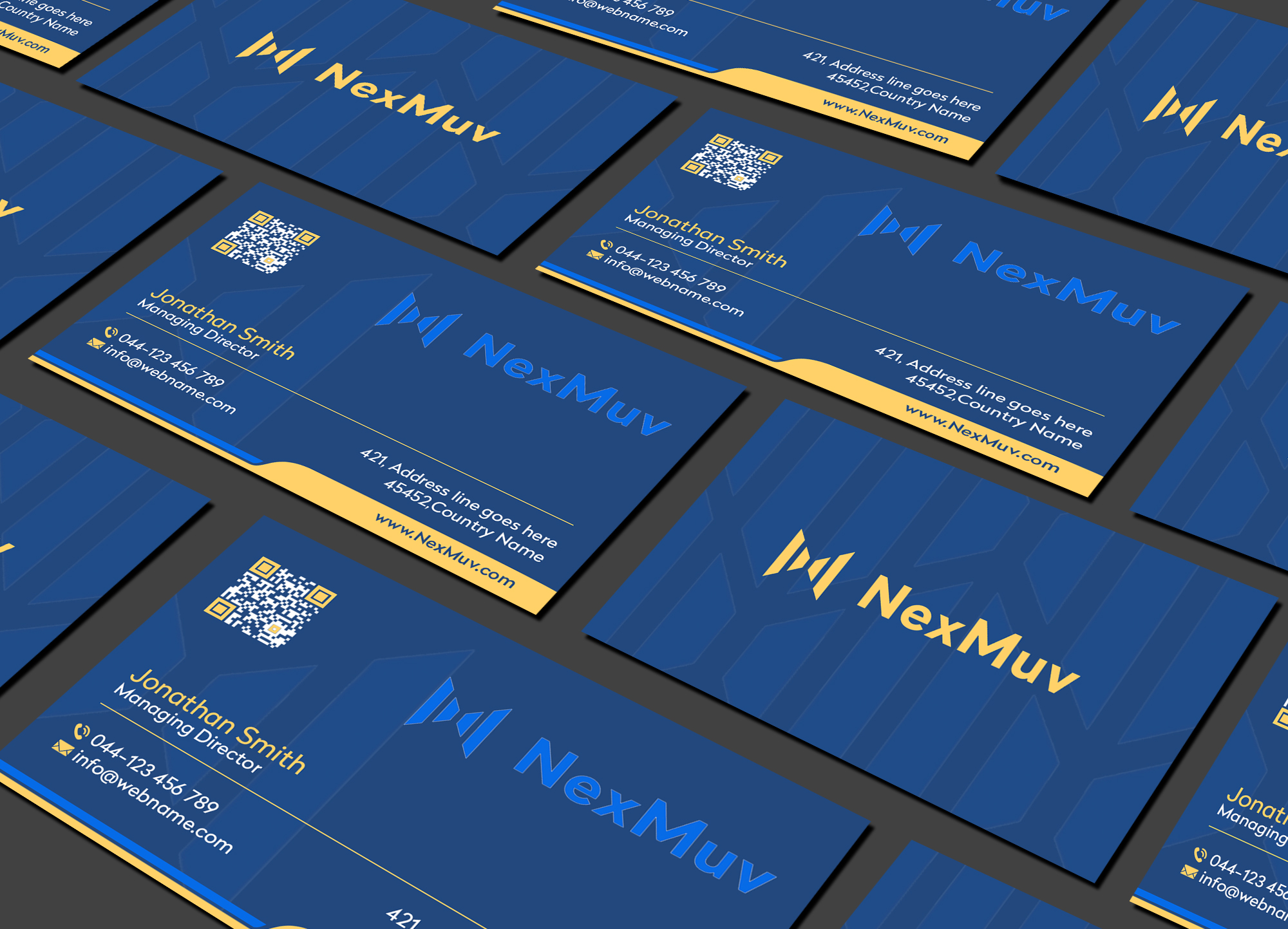 Diseño de Tarjeta de Presentación por Creations Box 2015 para NexMuv | Diseño #32650054