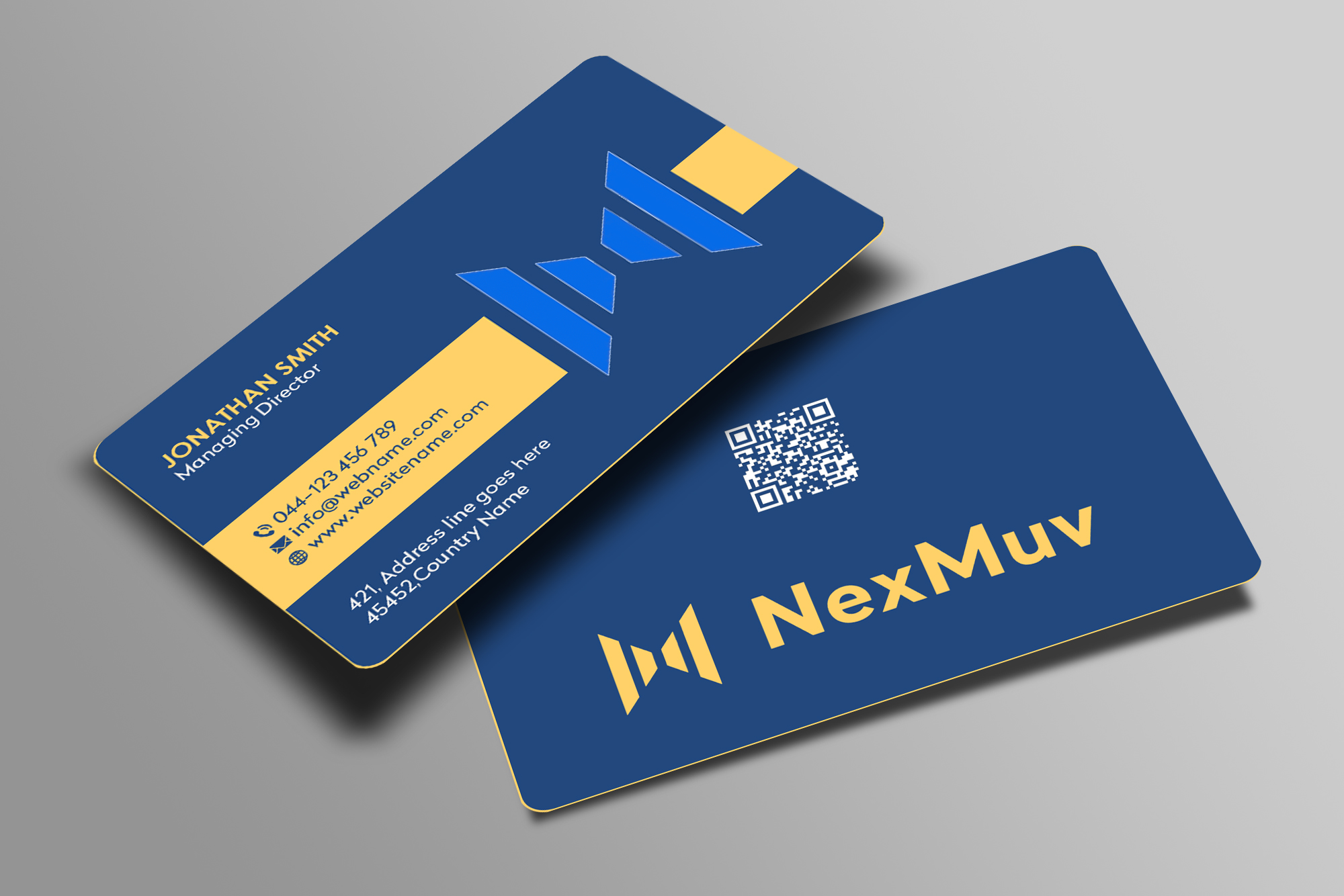 Diseño de Tarjeta de Presentación por Creations Box 2015 para NexMuv | Diseño #32650058