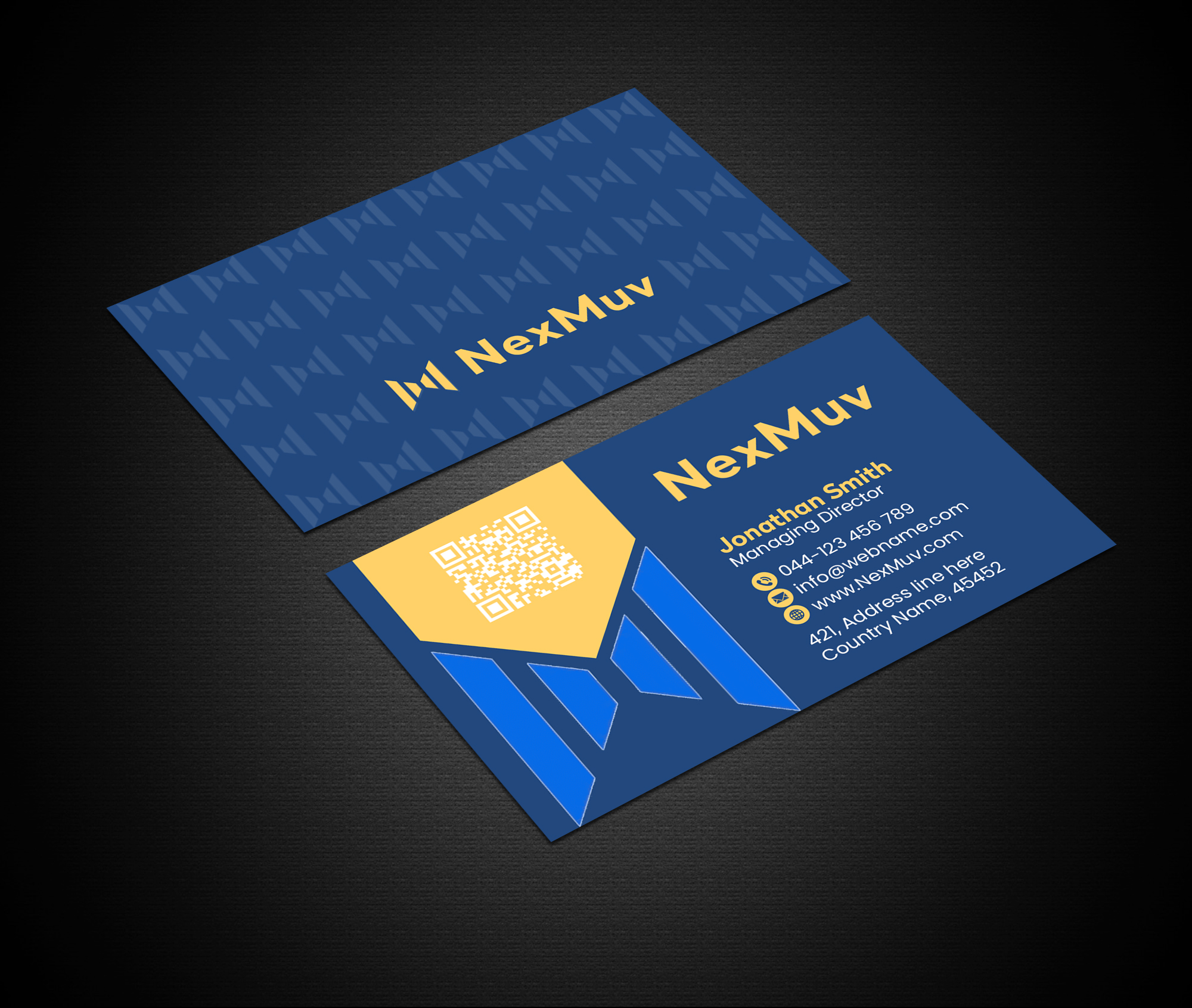 Diseño de Tarjeta de Presentación por Creations Box 2015 para NexMuv | Diseño #32650060