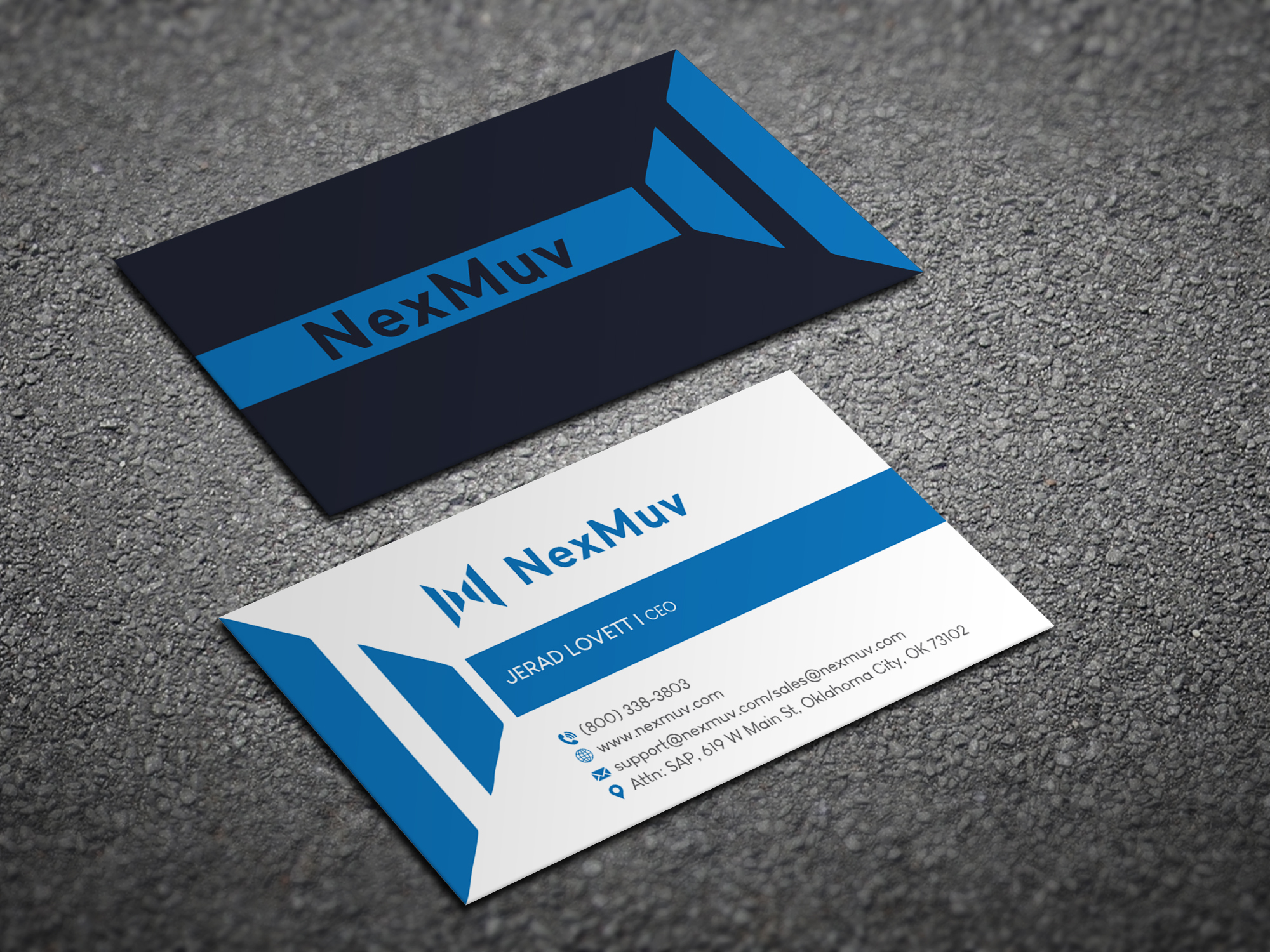 Business Card Design by Magic of Art for NexMuv | Design #32645559