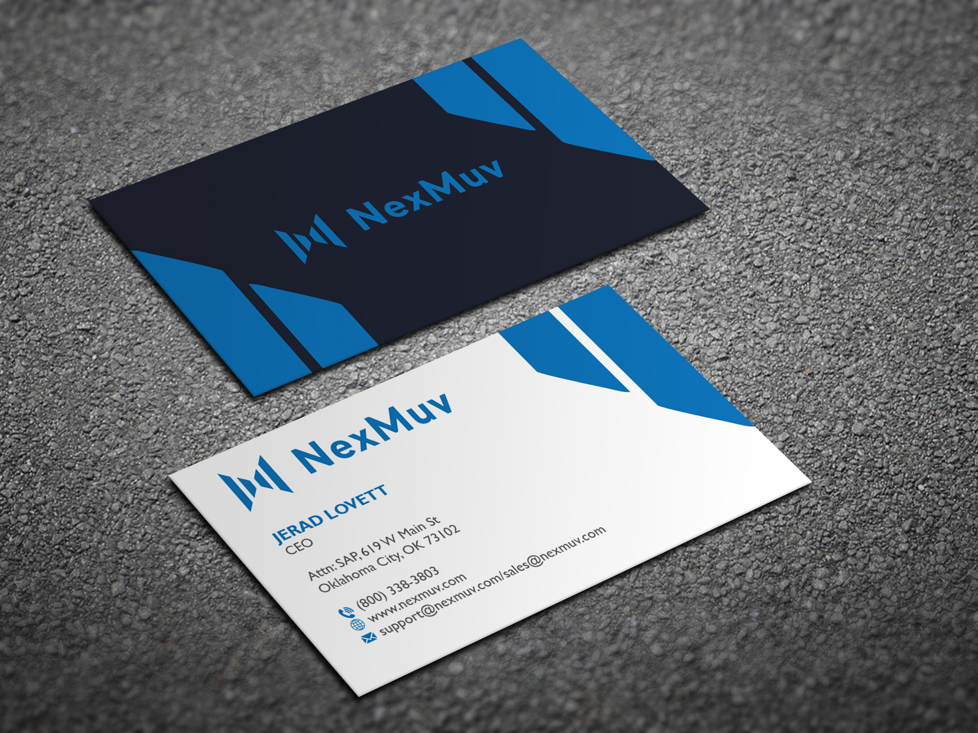 Business Card Design by Magic of Art for NexMuv | Design #32645560