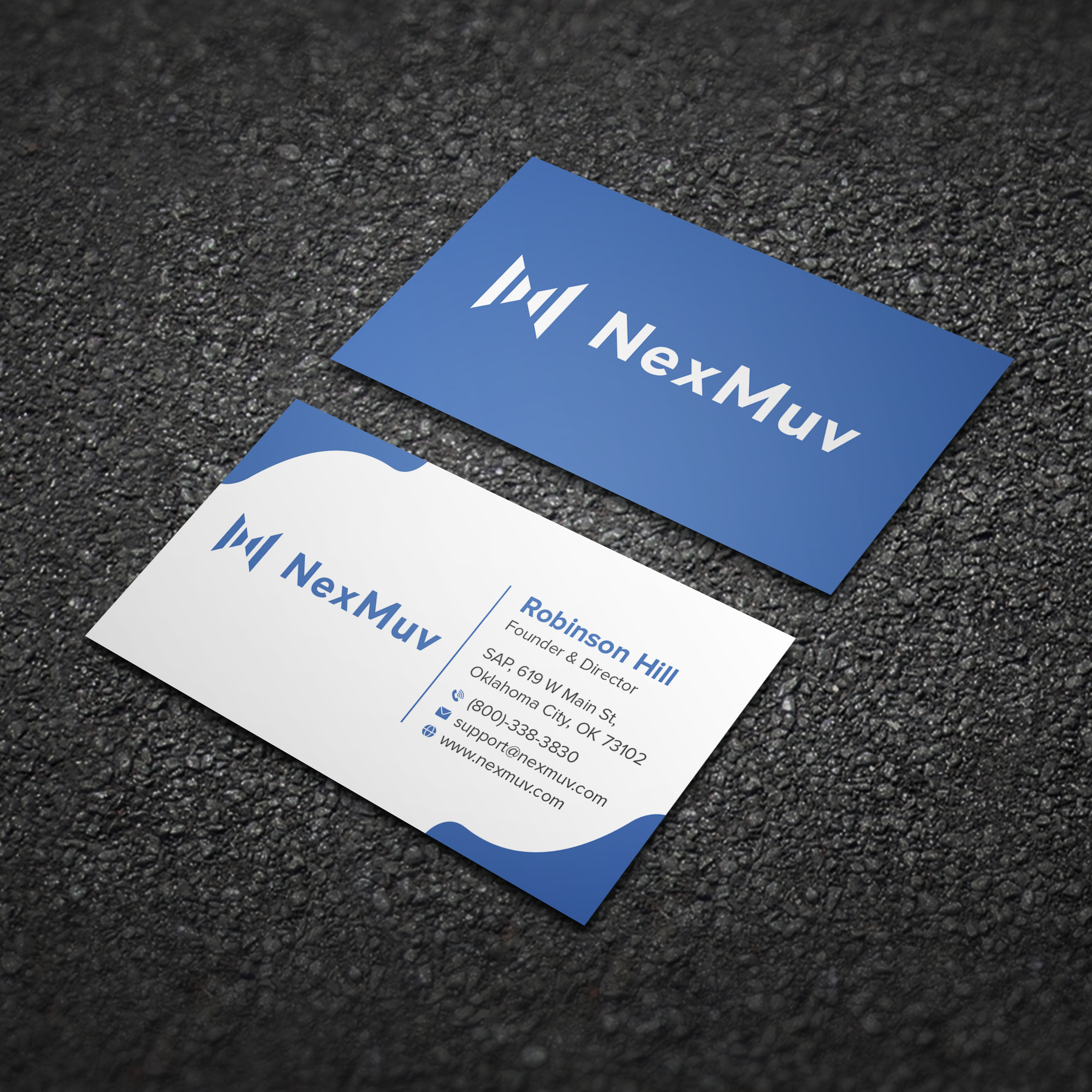 Visitenkarten-Design von Bikash Das für NexMuv | Design #32634066