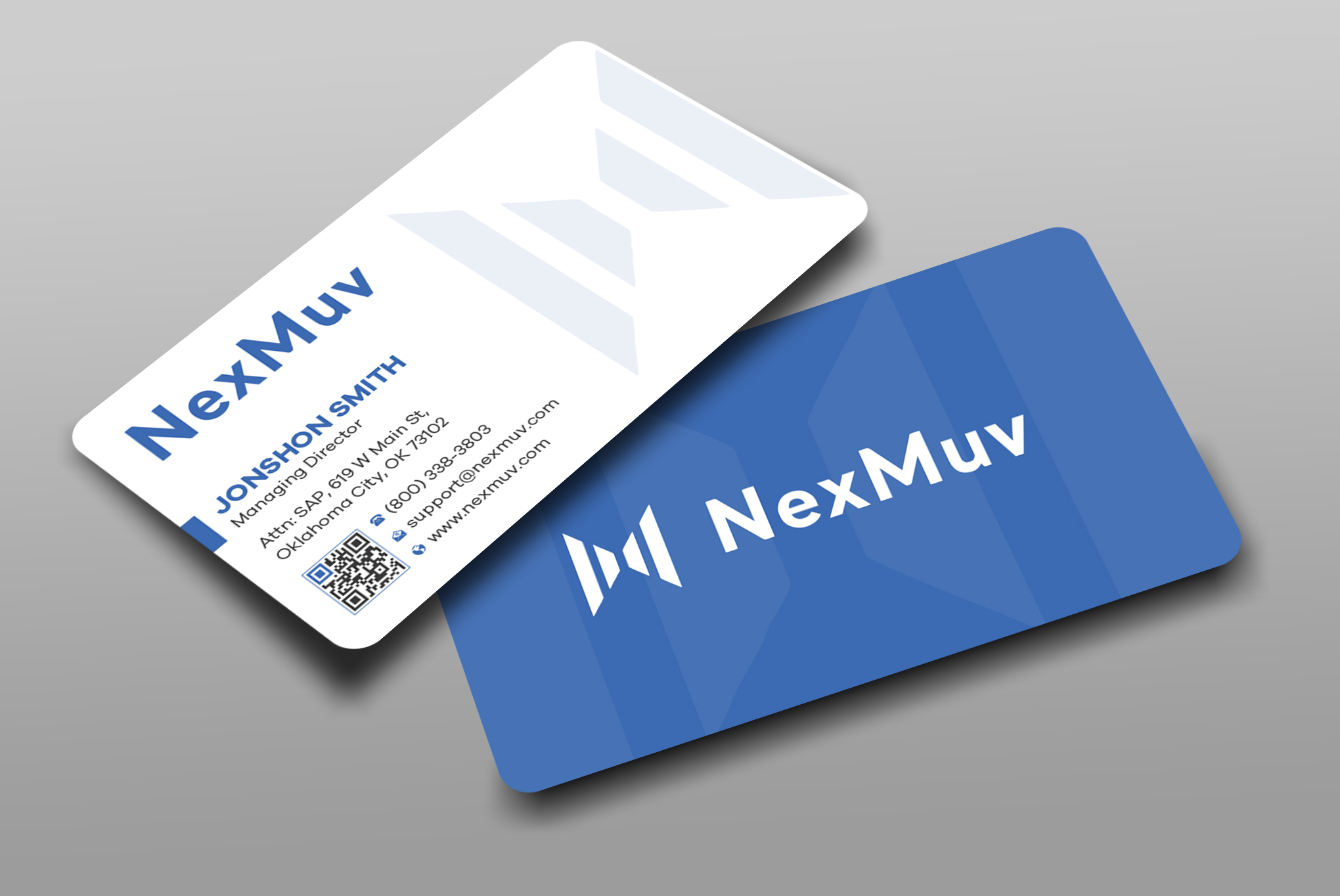 Business Card Design by Uttom 2 for NexMuv | Design #32631853