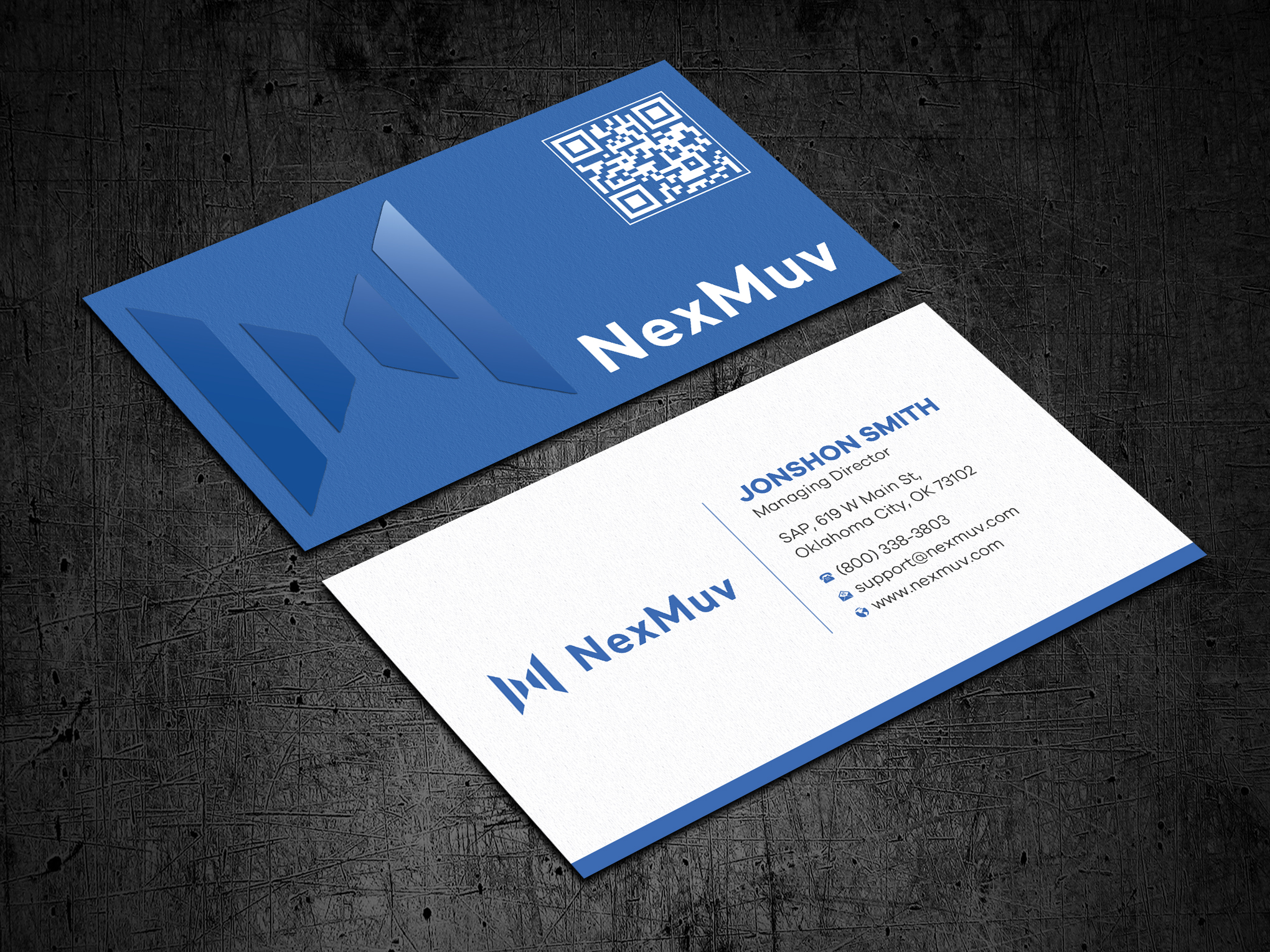 Business Card Design by Uttom 2 for NexMuv | Design #32641723