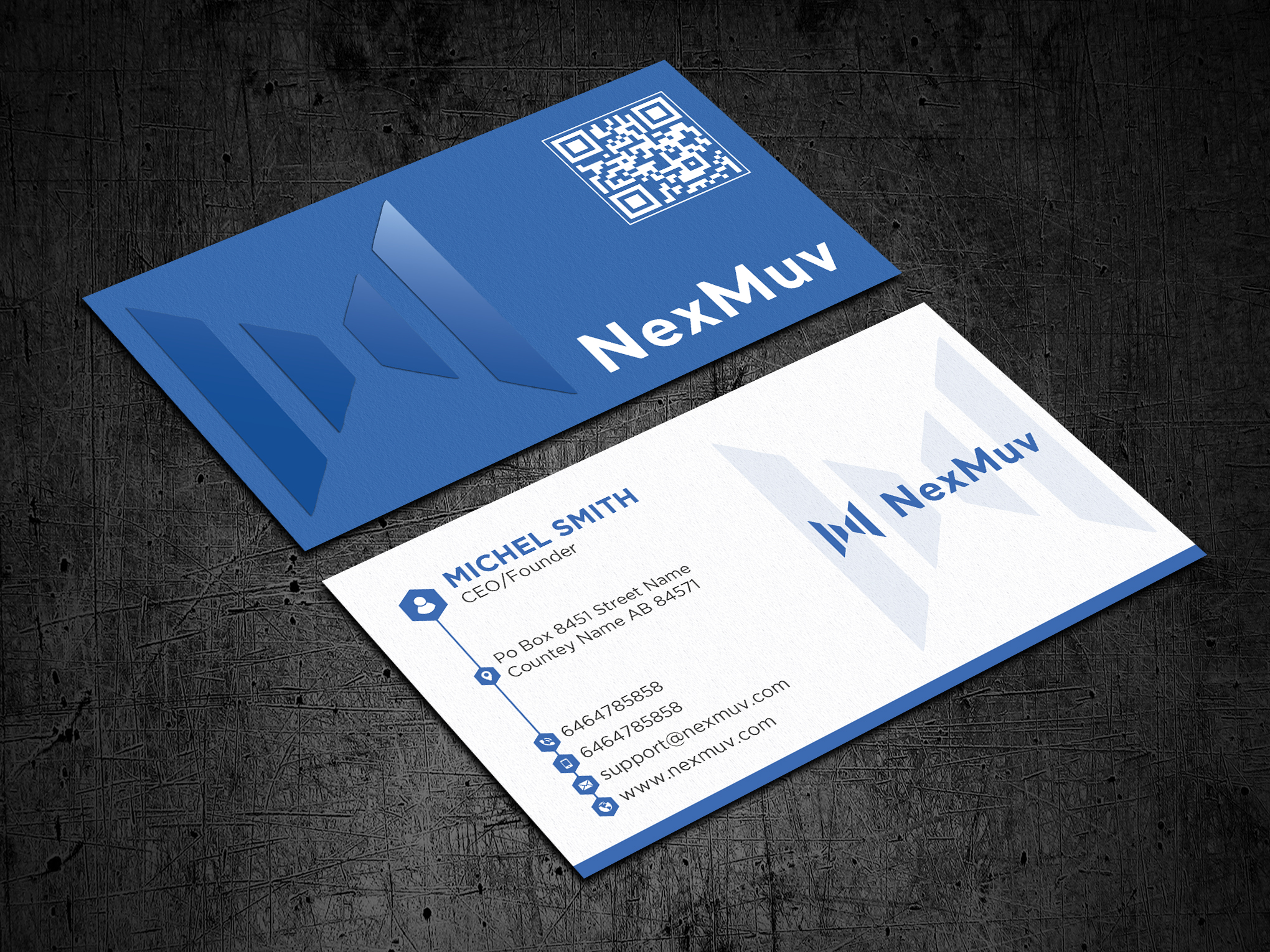 Design de Carte de Visite par Uttom 2 pour NexMuv | Design #32641731