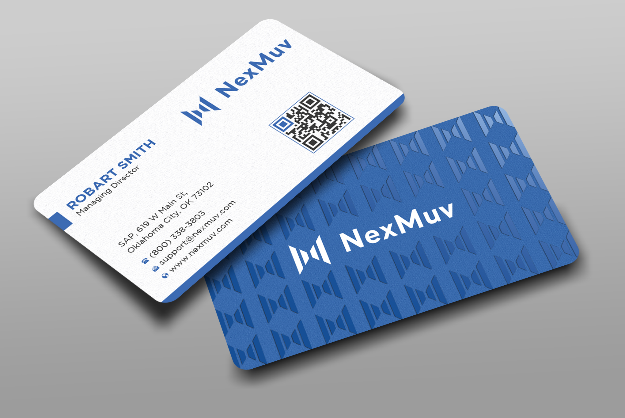Business Card Design by Uttom 2 for NexMuv | Design #32641755