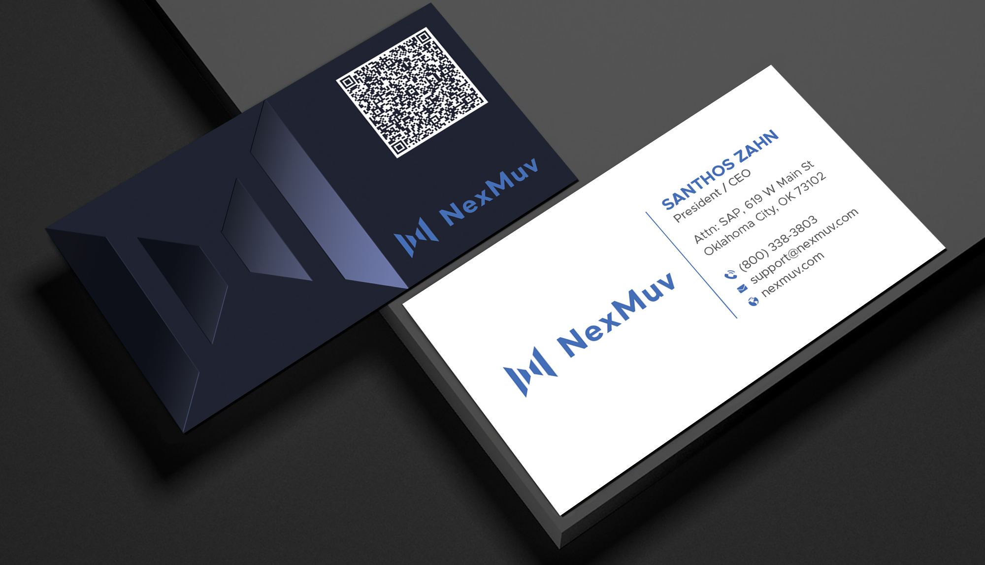 Business Card Design by DesignShout for NexMuv | Design #32636697