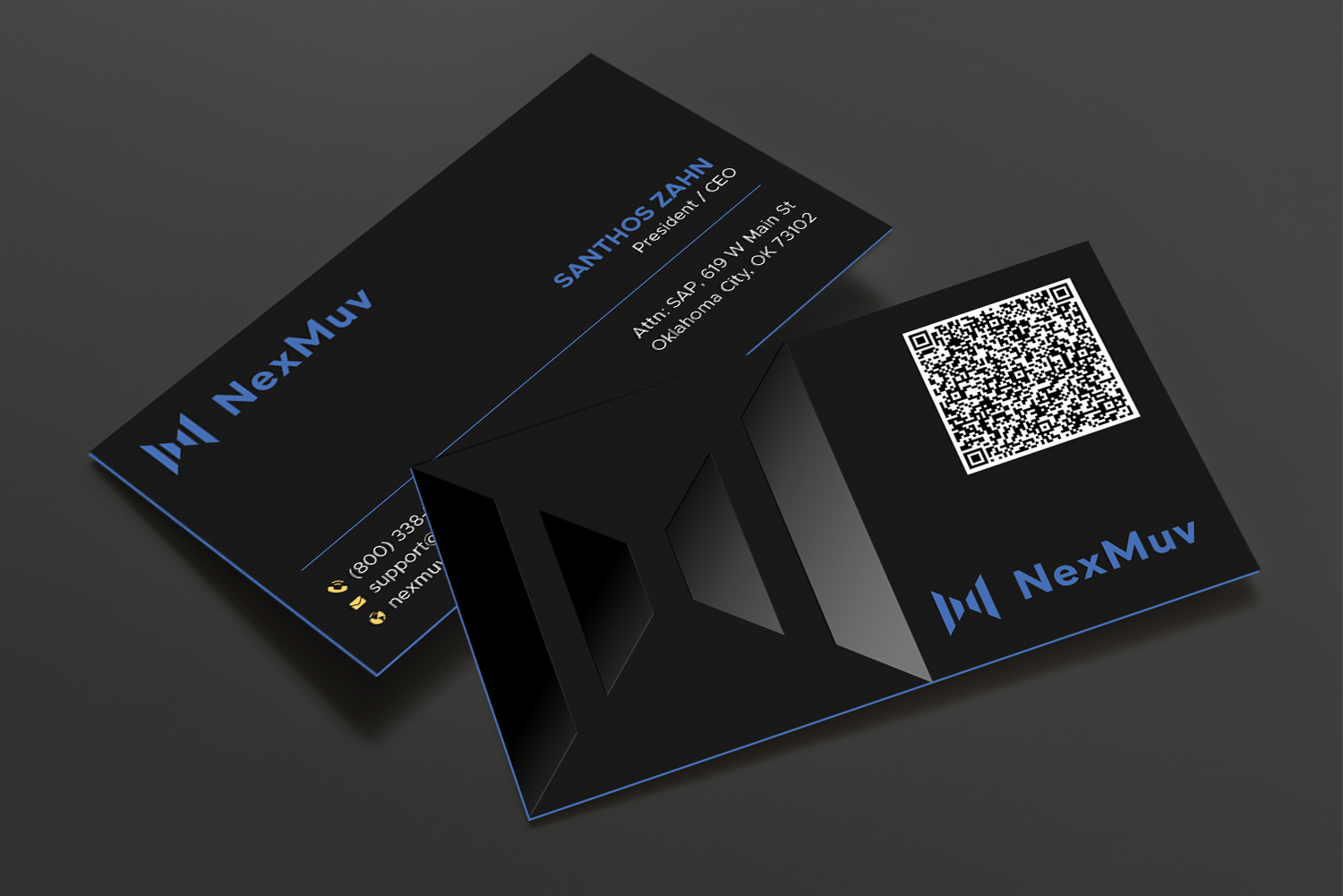 Business Card Design by DesignShout for NexMuv | Design #32637014